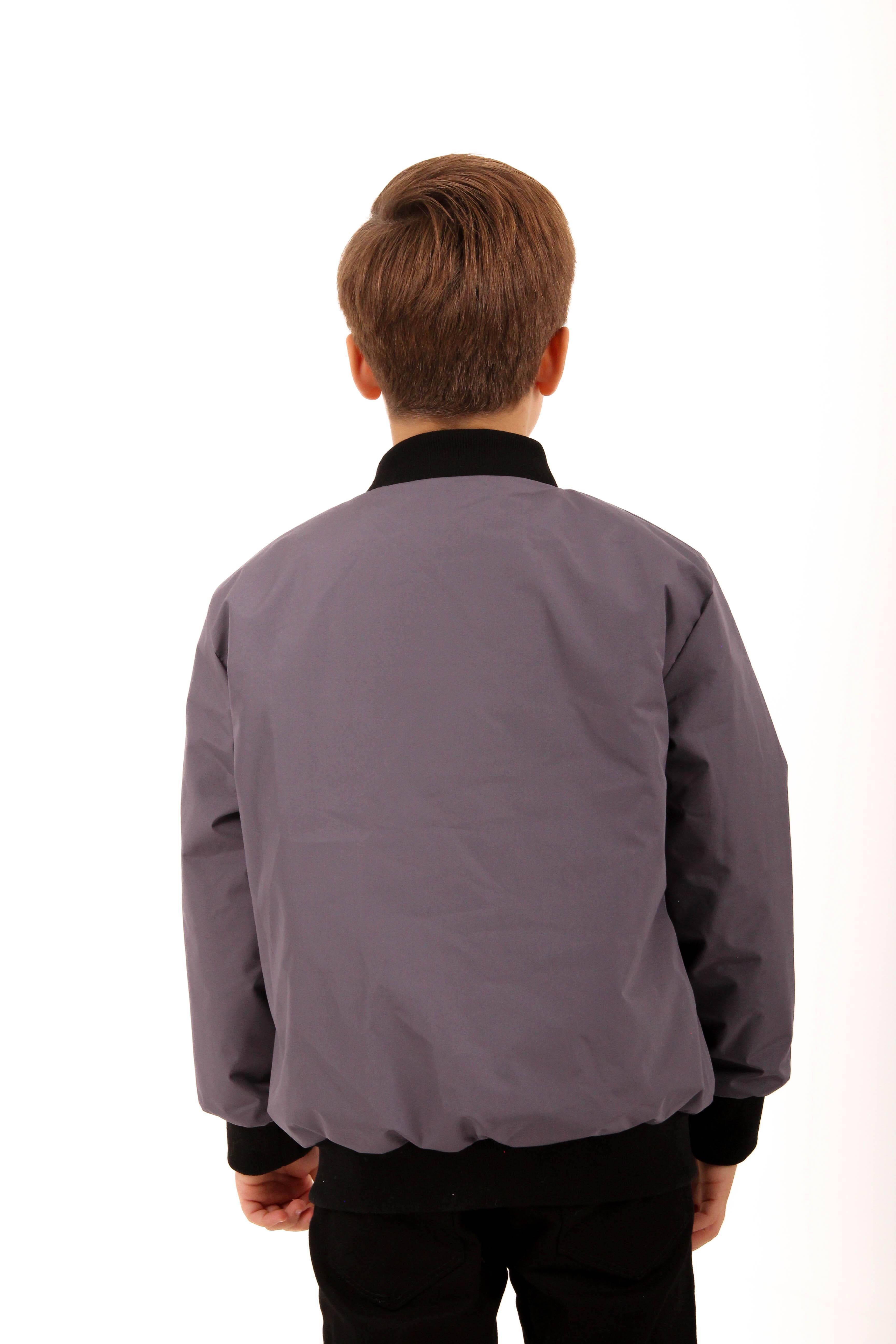 Armalı Erkek Çocuk Bomber Ceket