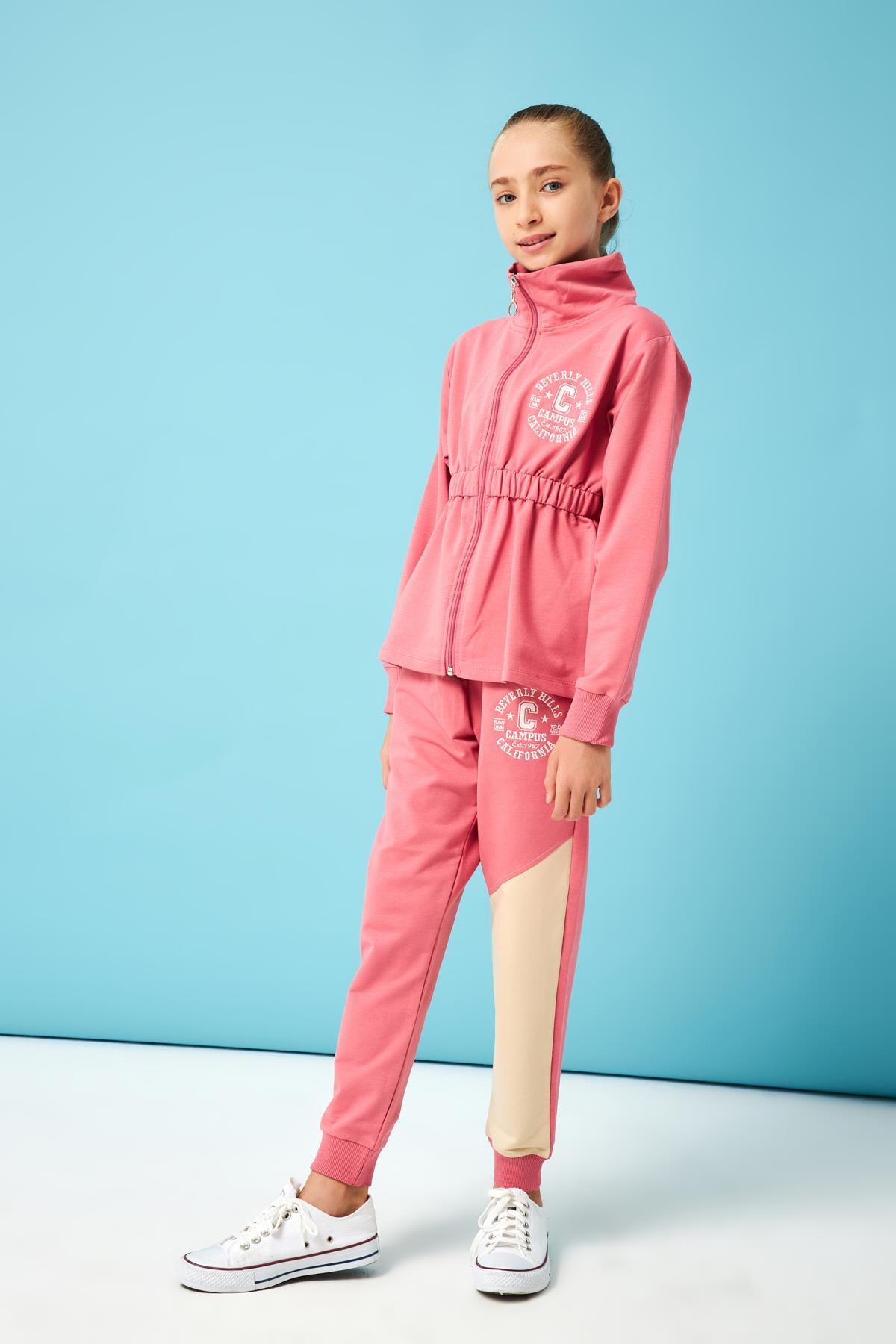 Beverly Hills Nakış Detaylı Kız Çocuk Takım
