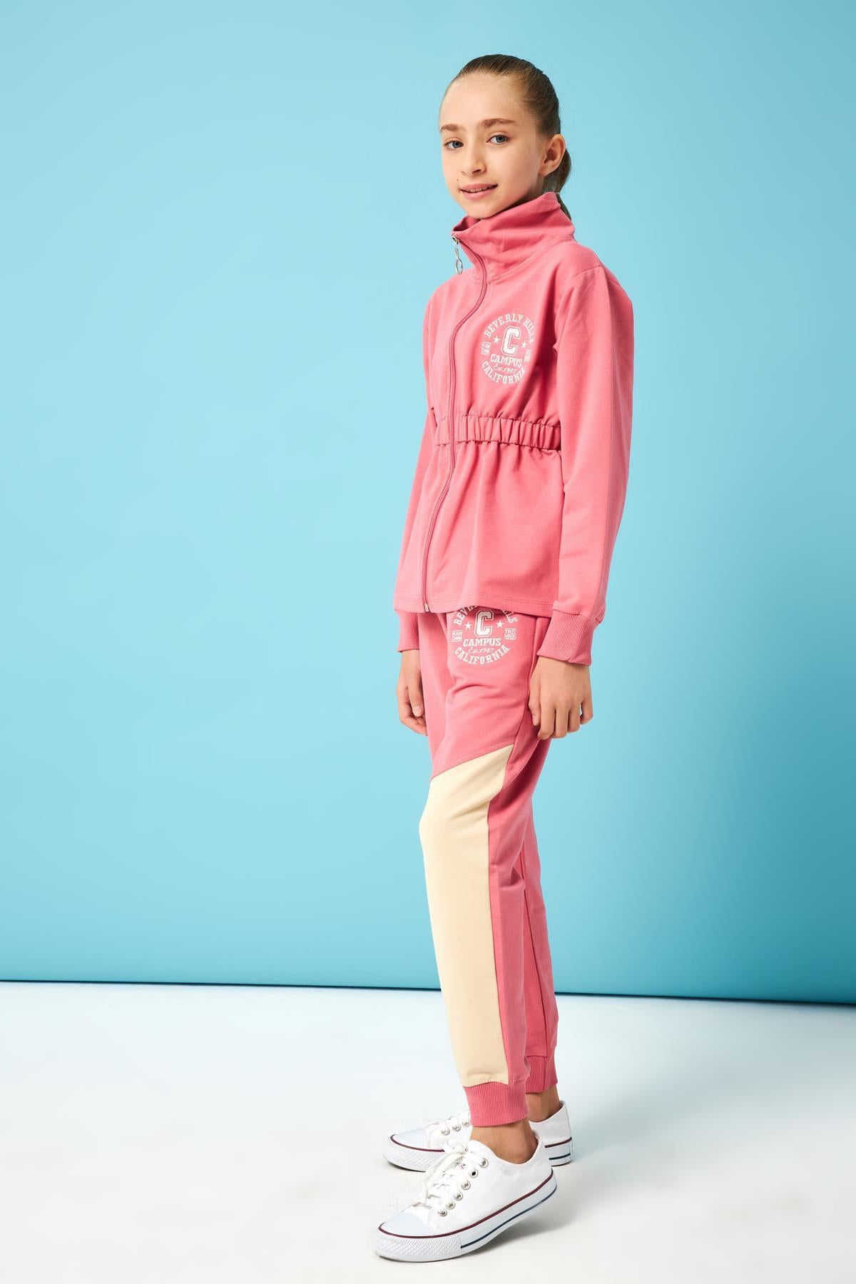 Beverly Hills Nakış Detaylı Kız Çocuk Takım