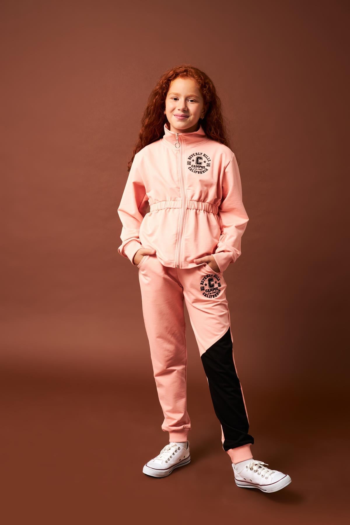 Beverly Hills Nakış Detaylı Kız Çocuk Takım