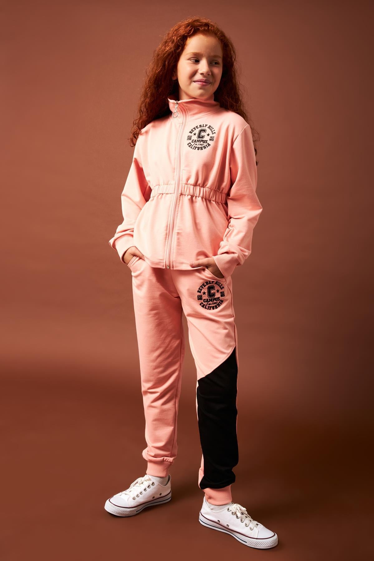 Beverly Hills Nakış Detaylı Kız Çocuk Takım