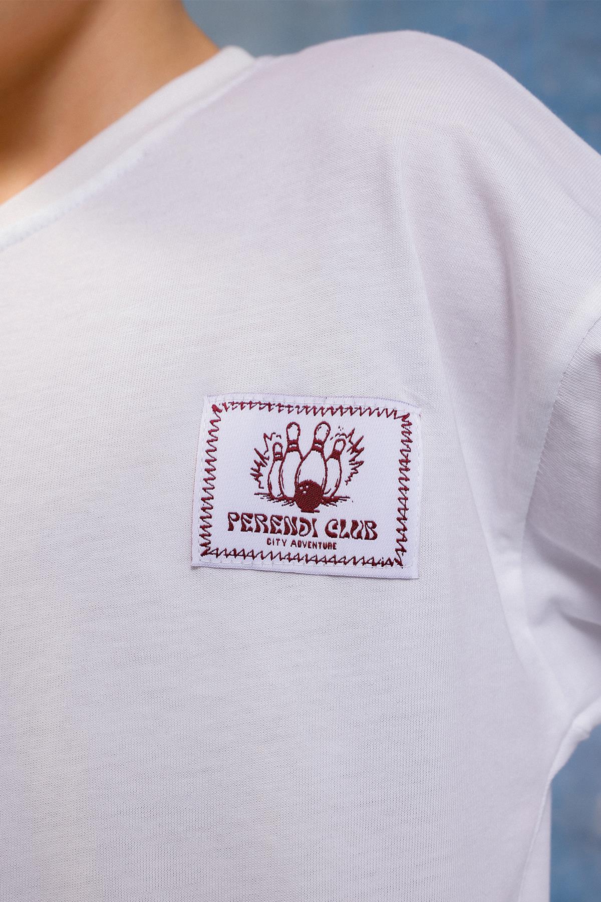Erkek Çocuk Bowling Baskılı Uzun Kollu Tshirt & Jogger Alt Üst Takım