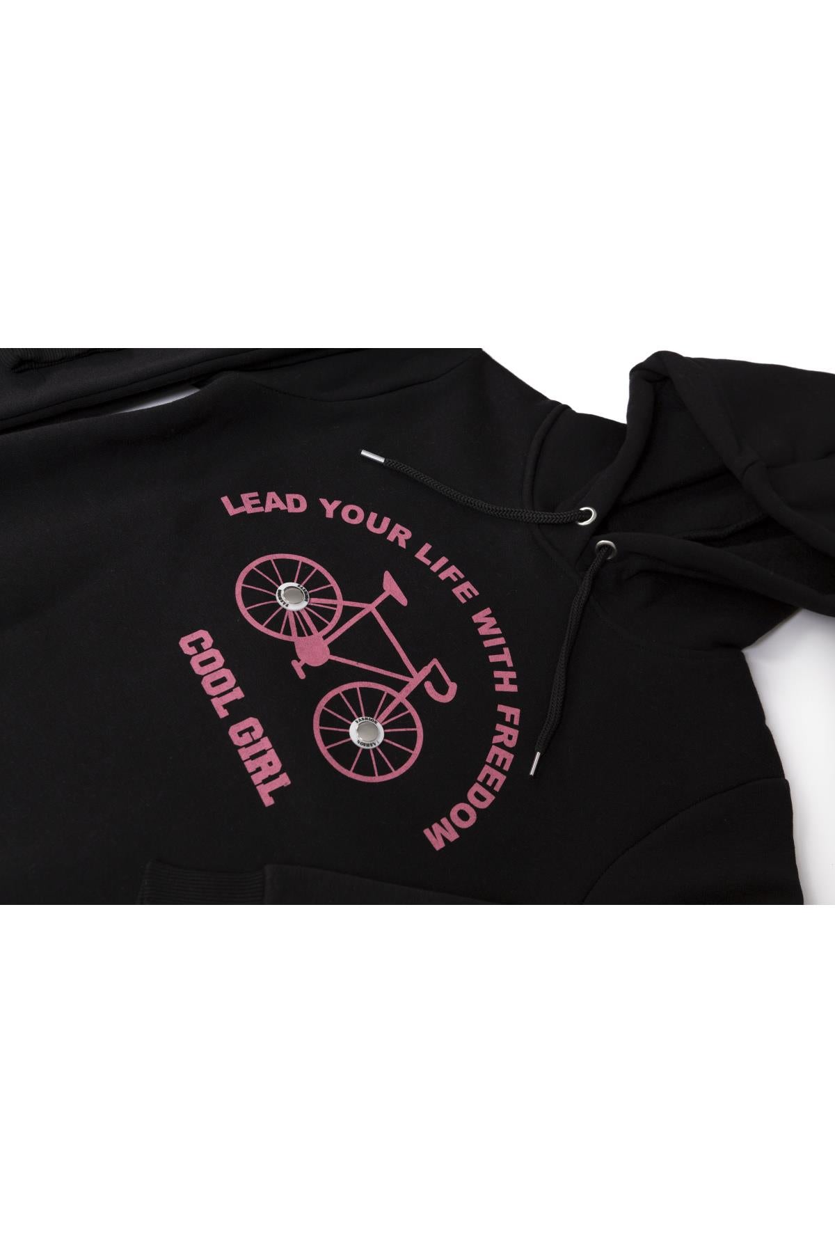 Cool Girl Baskılı İçi Polarlı Kız Çocuk Takım