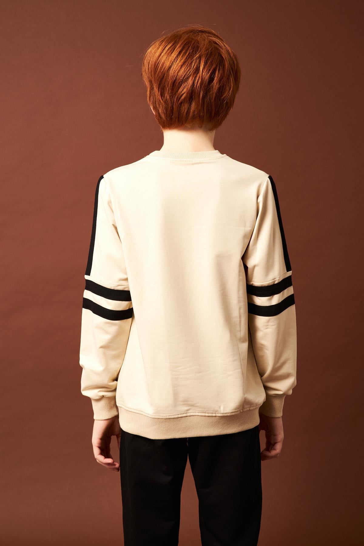 Equality Nakış Detaylı Erkek Çocuk Sweatshirt