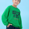 Erkek Çocuk Bisiklet Yaka Mevsimlik Baskılı Sweatshirt