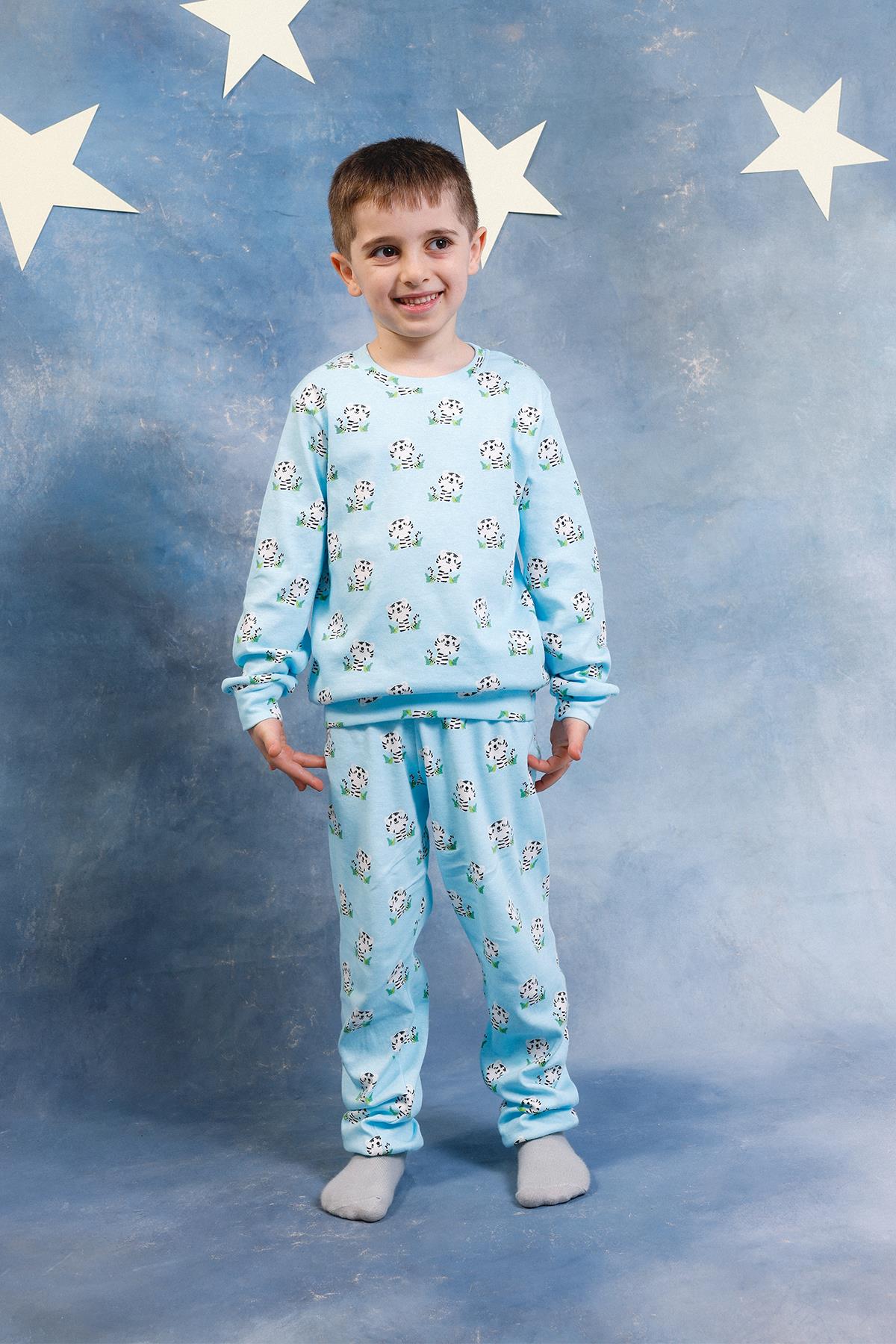 Erkek Çocuk %100 Pamuk Pijama Takımı