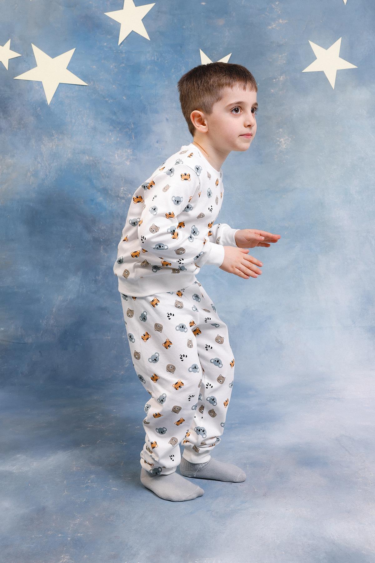 Erkek Çocuk %100 Pamuk Pijama Takımı