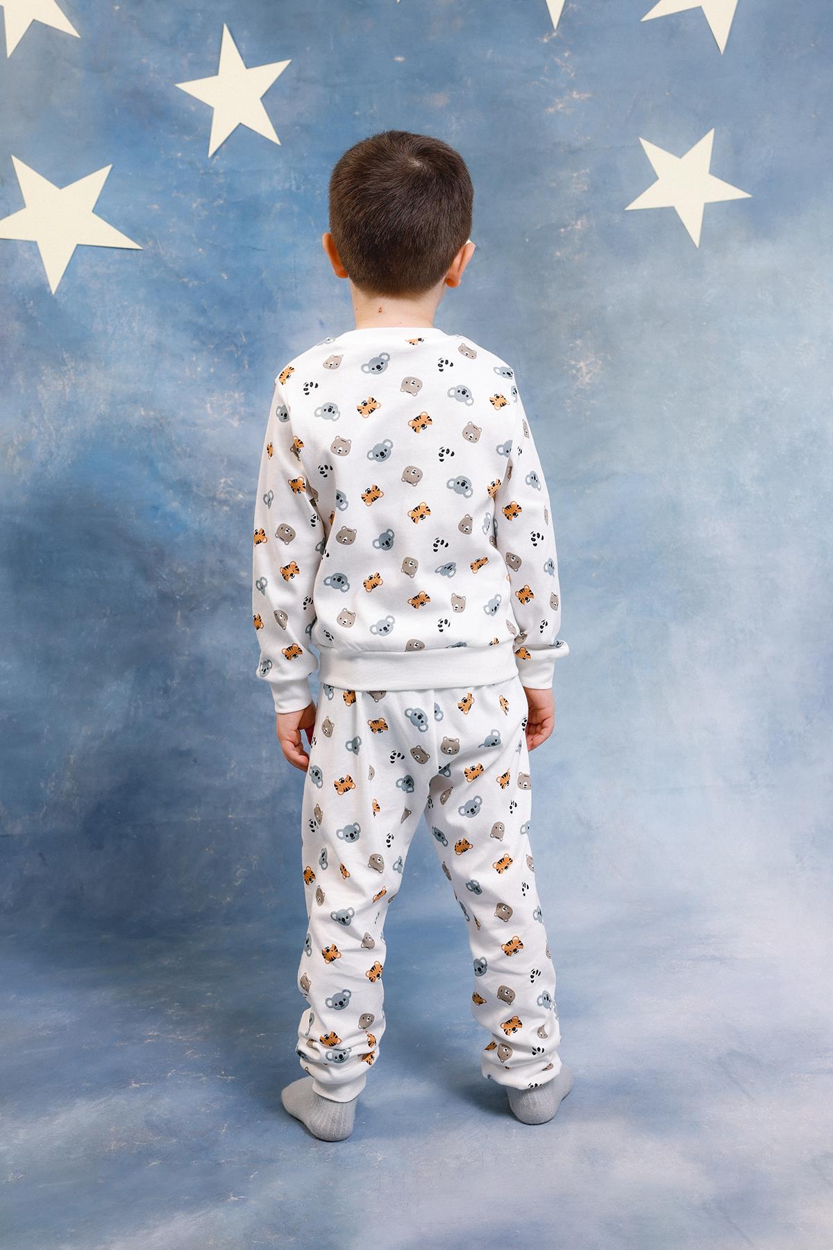 Erkek Çocuk %100 Pamuk Pijama Takımı