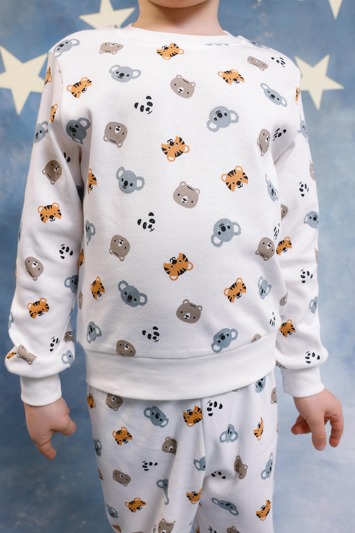 Erkek Çocuk %100 Pamuk Pijama Takımı
