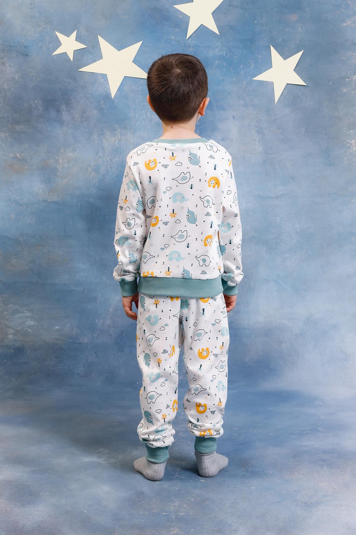 Erkek Çocuk %100 Pamuk Pijama Takımı