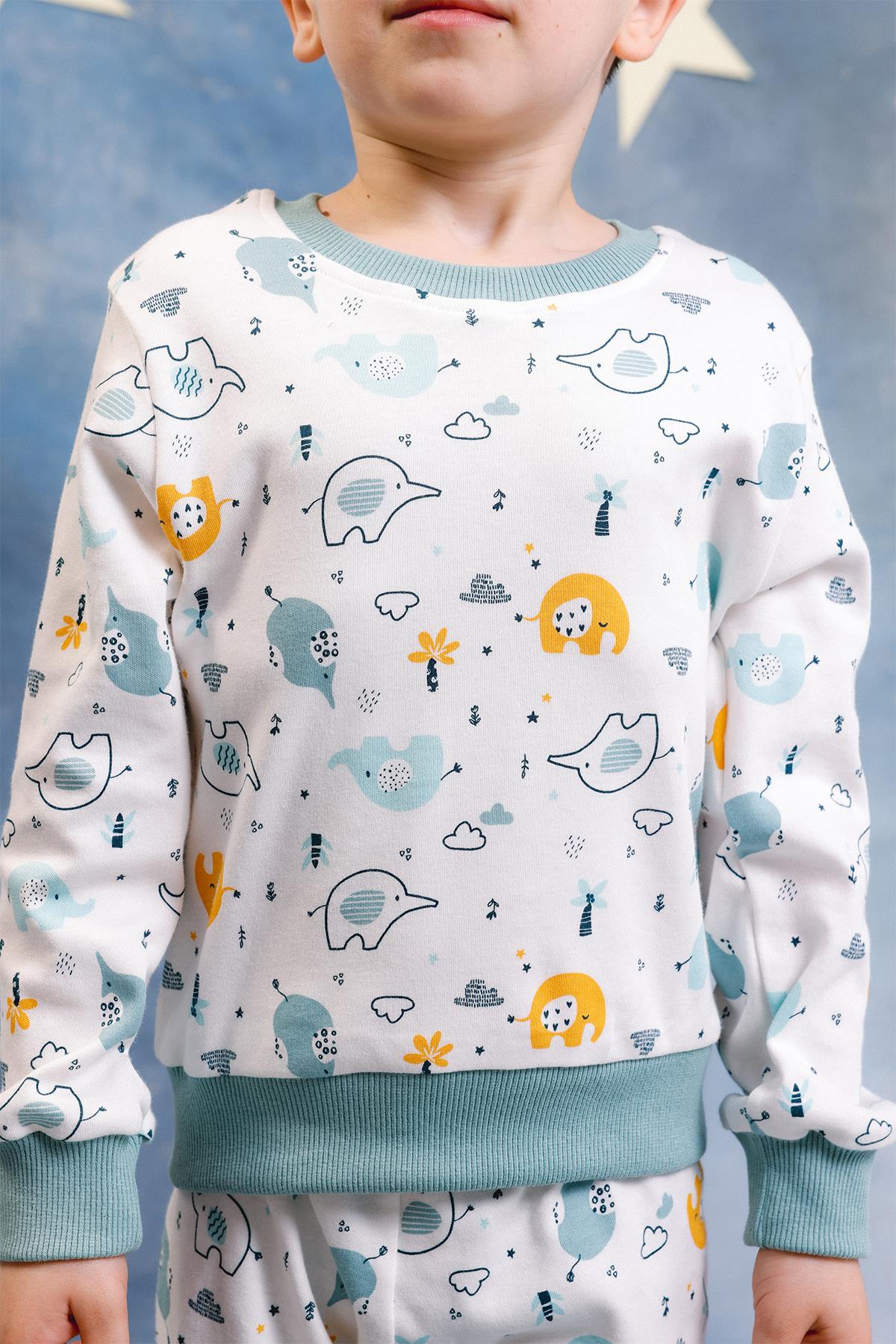 Erkek Çocuk %100 Pamuk Pijama Takımı