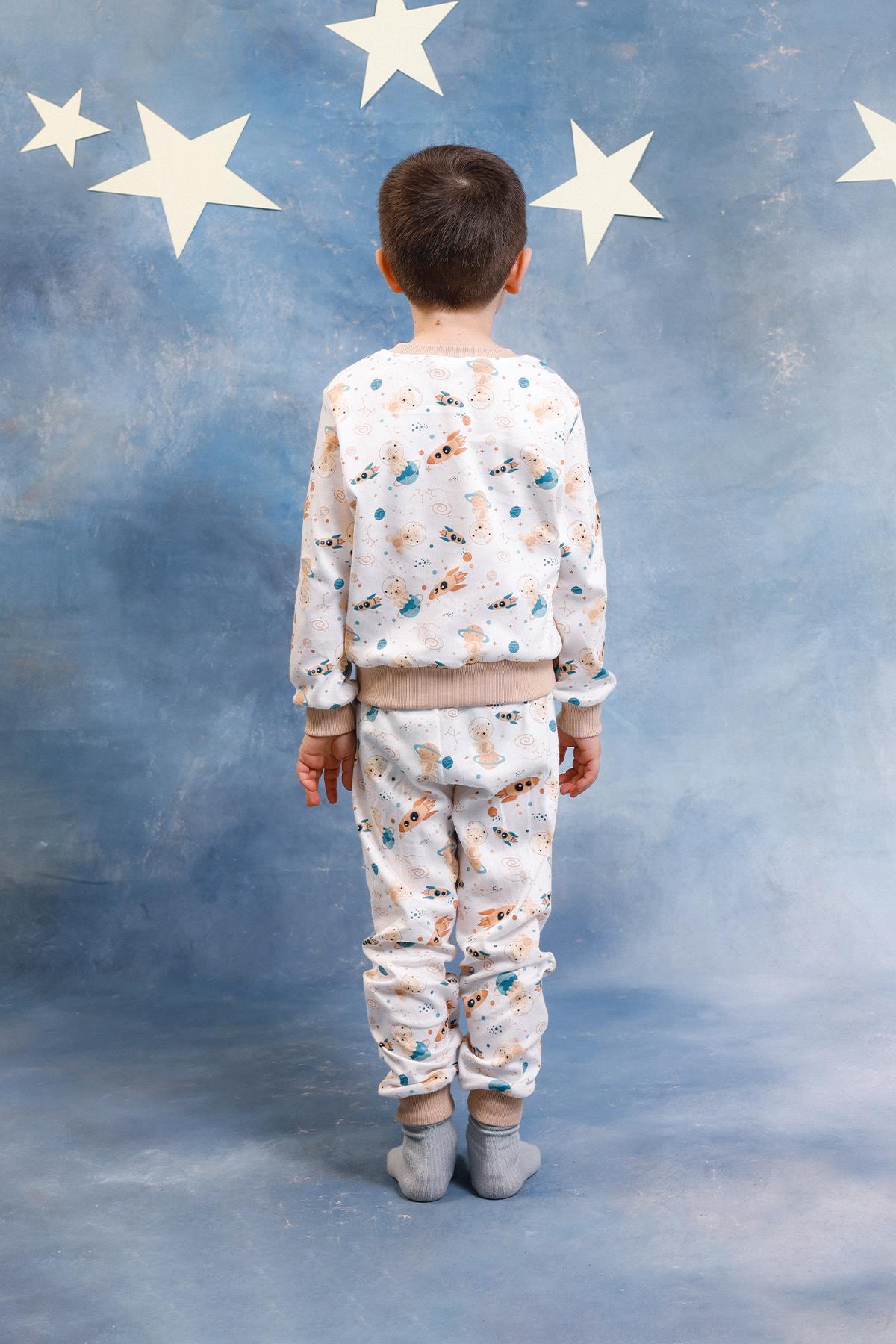 Erkek Çocuk %100 Pamuk Pijama Takımı