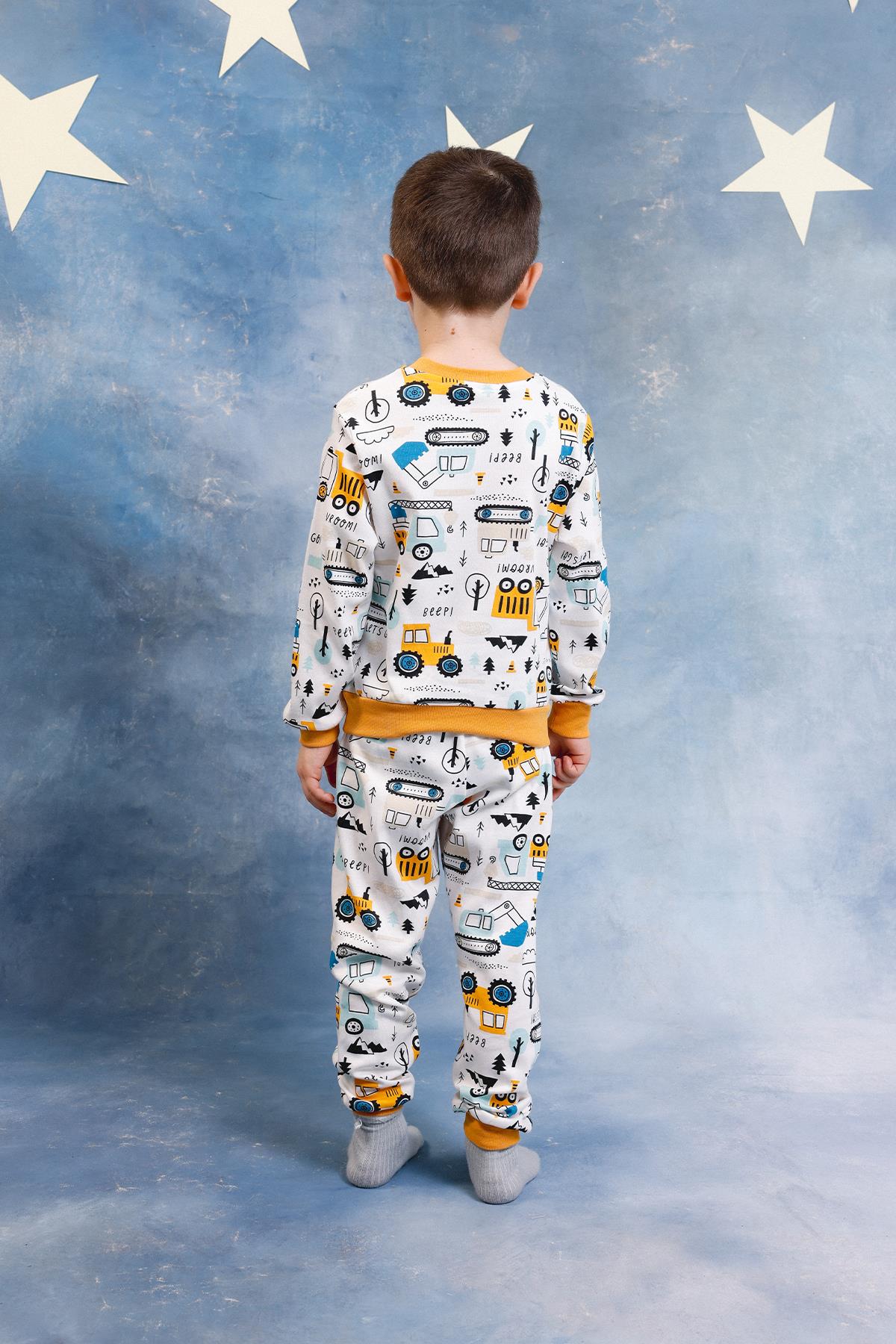 Erkek Çocuk %100 Pamuk Pijama Takımı