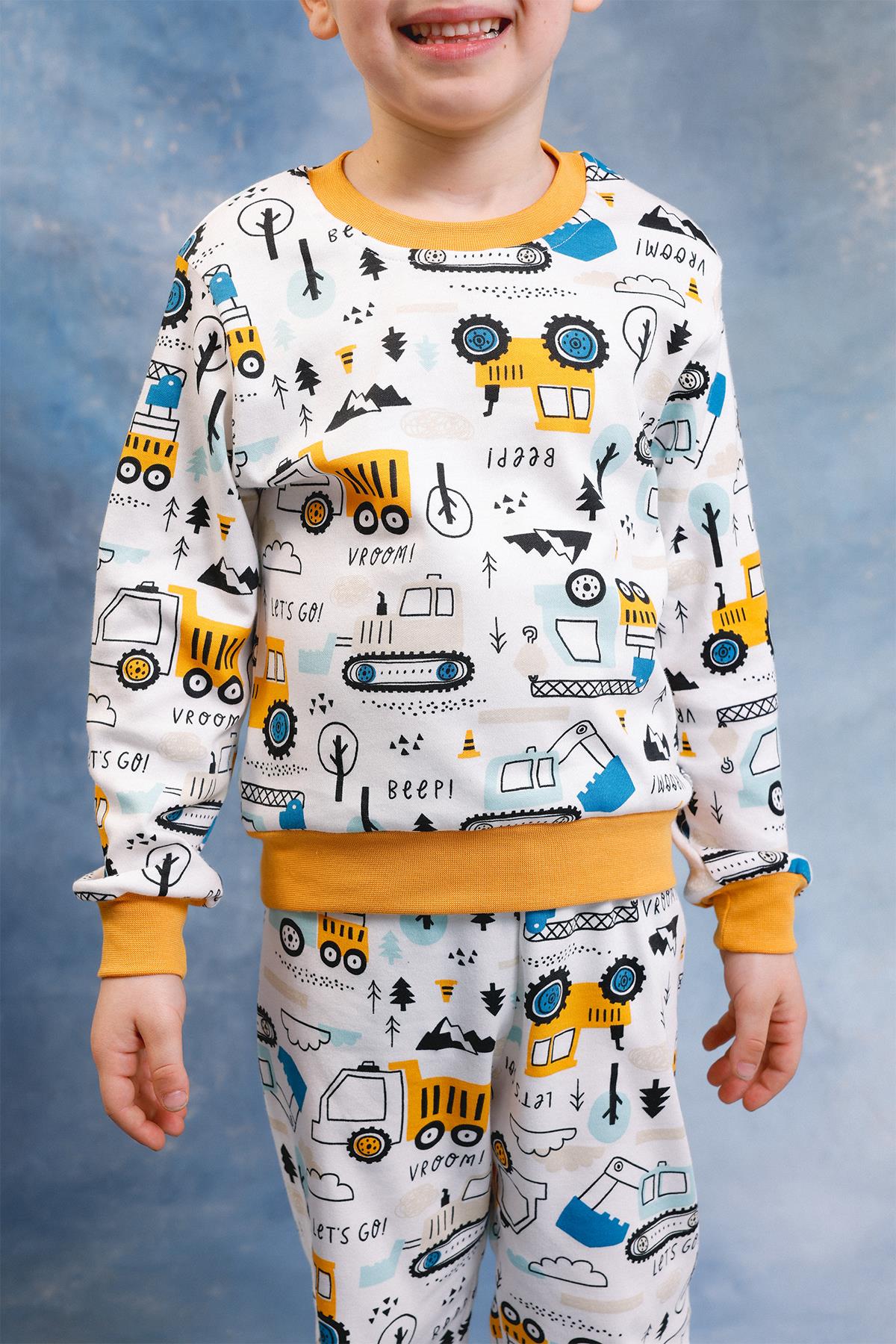 Erkek Çocuk %100 Pamuk Pijama Takımı