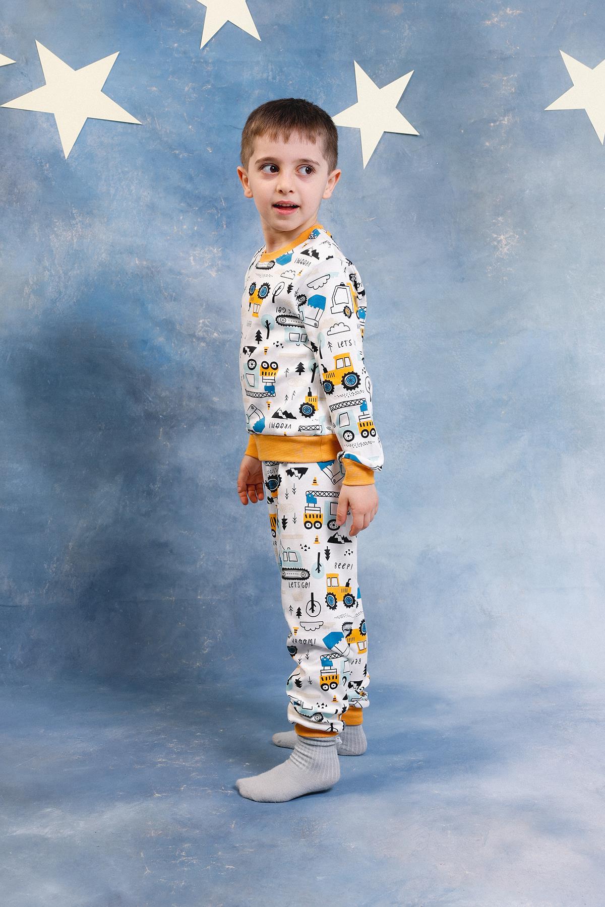 Erkek Çocuk %100 Pamuk Pijama Takımı