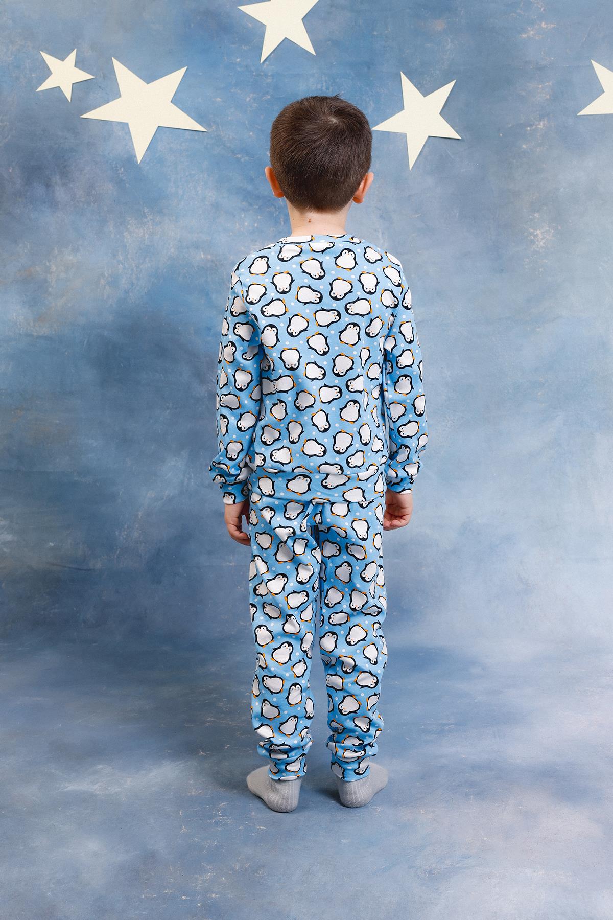 Erkek Çocuk %100 Pamuk Pijama Takımı