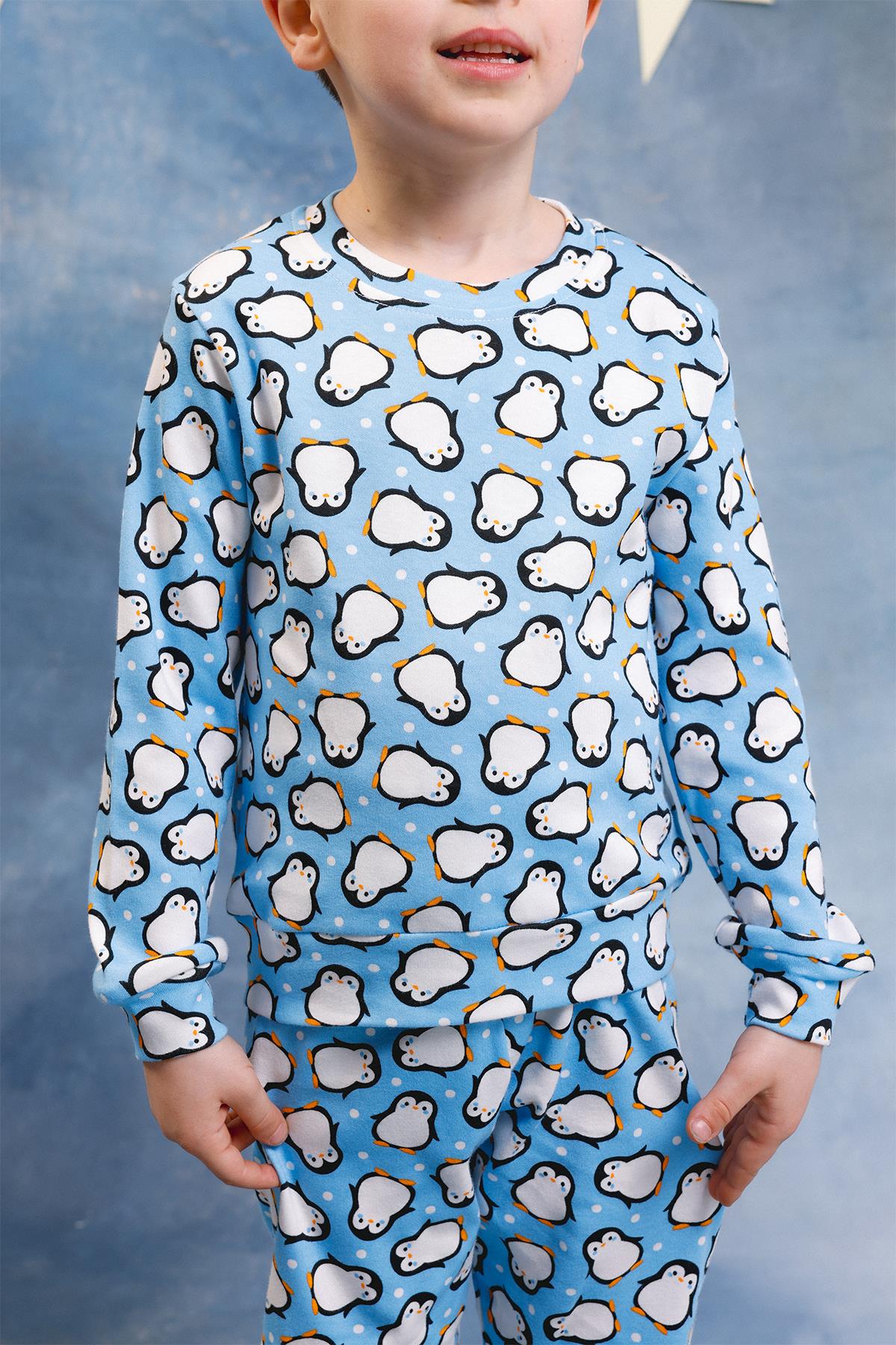 Erkek Çocuk %100 Pamuk Pijama Takımı