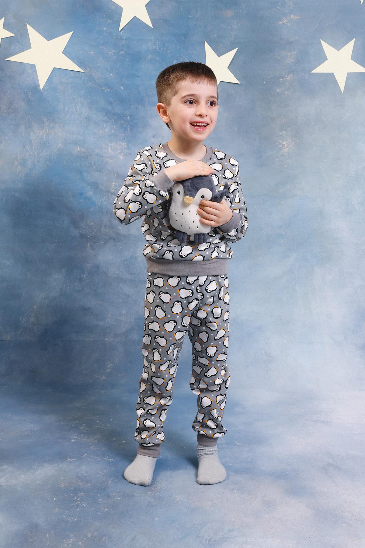 Erkek Çocuk %100 Pamuk Pijama Takımı