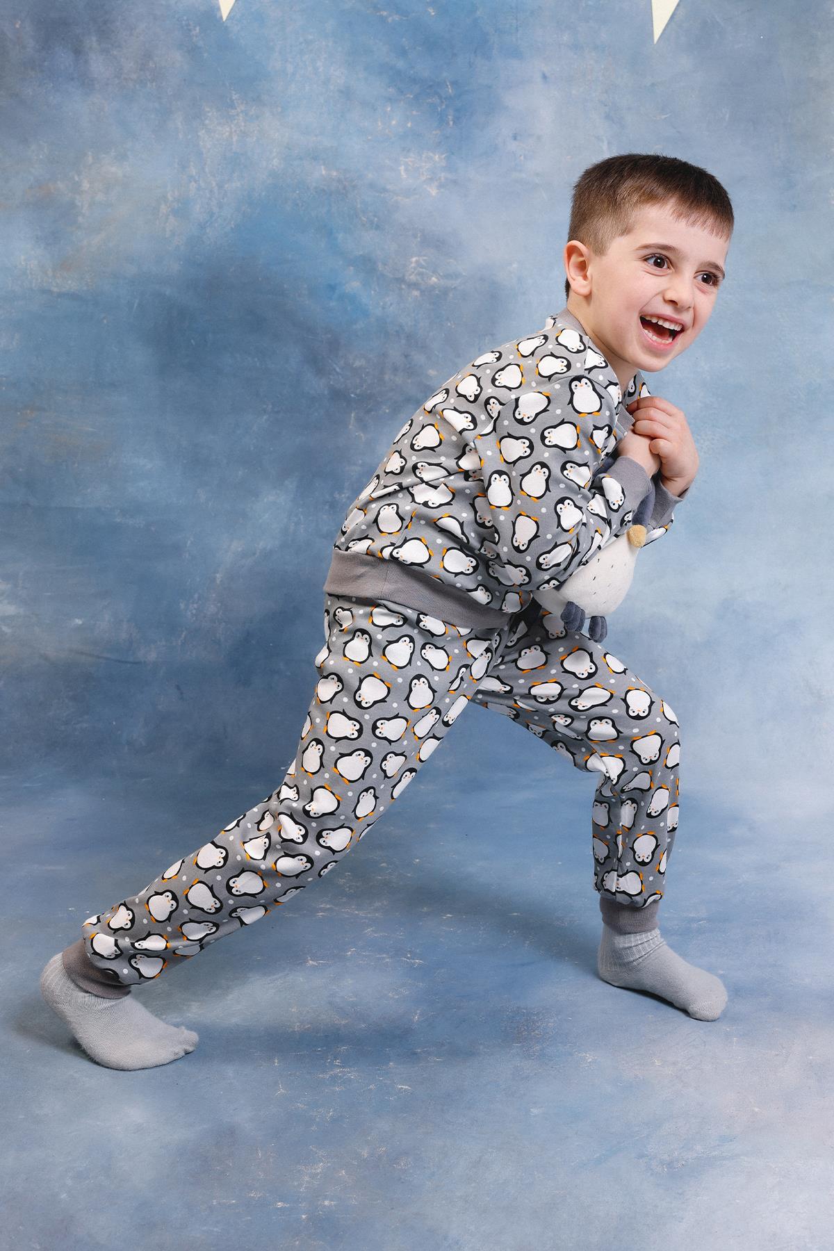 Erkek Çocuk %100 Pamuk Pijama Takımı