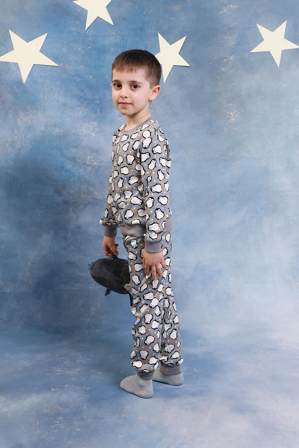 Erkek Çocuk %100 Pamuk Pijama Takımı