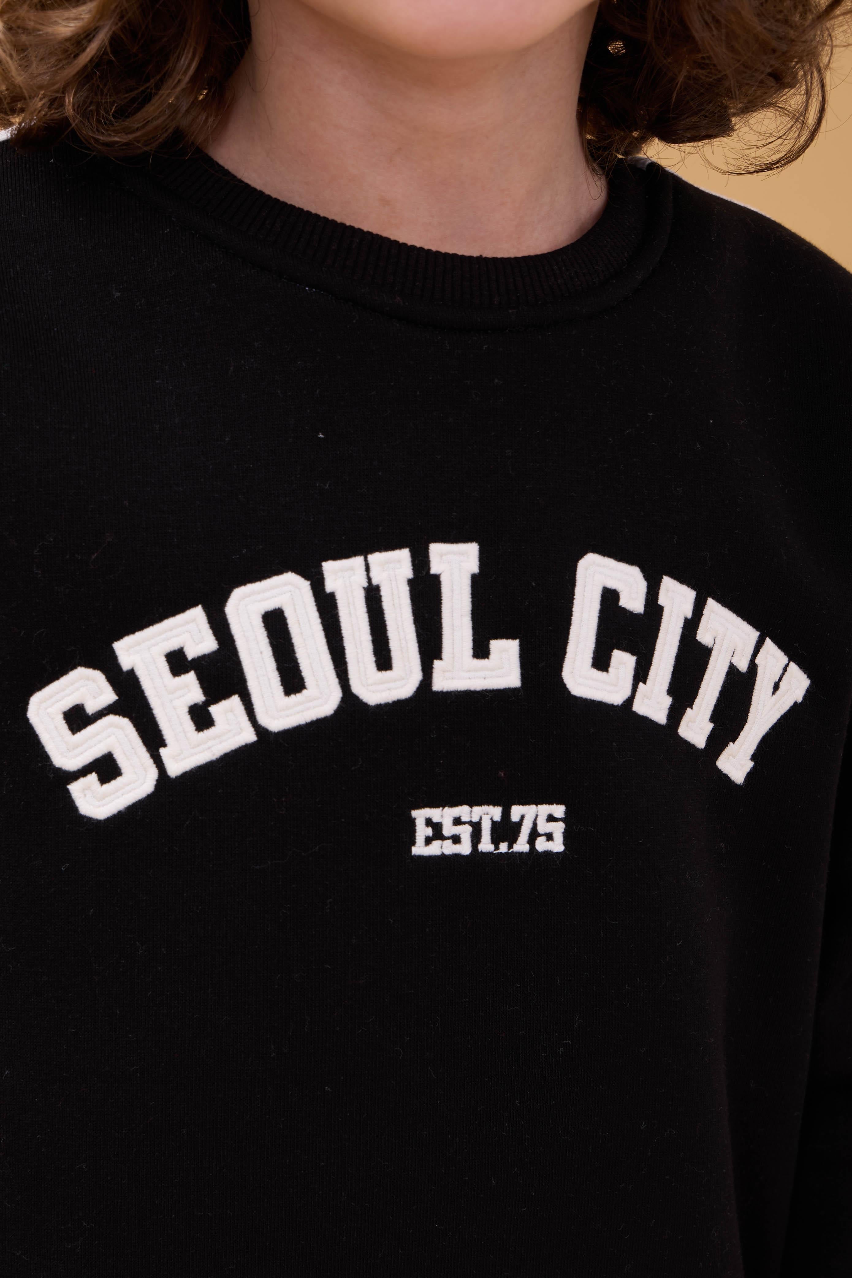 Erkek Çocuk Aplikeli Şardonlu Bisiklet Yaka İkili Kolej Takım