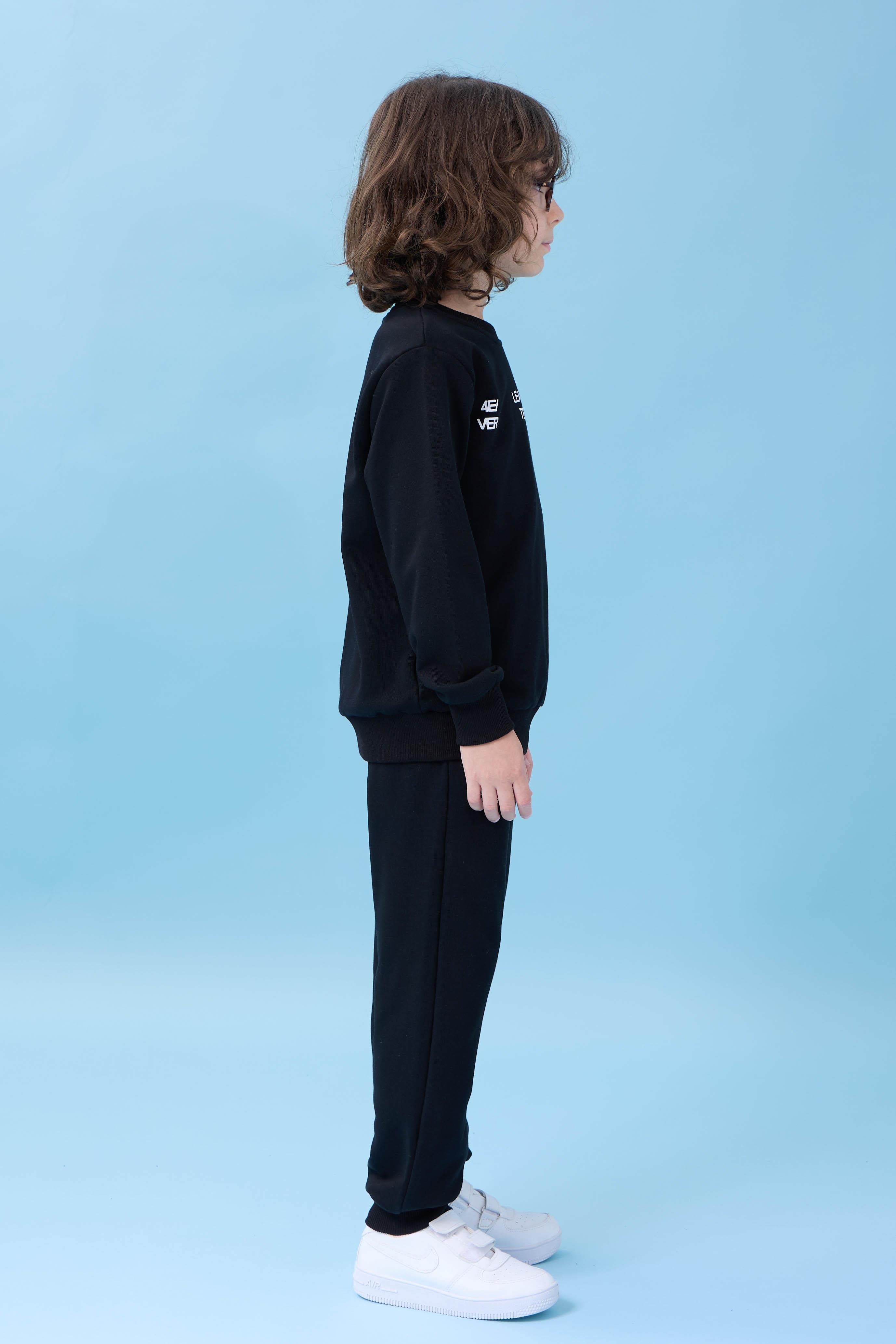 Erkek Çocuk Bisiklet Yaka Baskılı Mevsimlik Alt Üst Takım