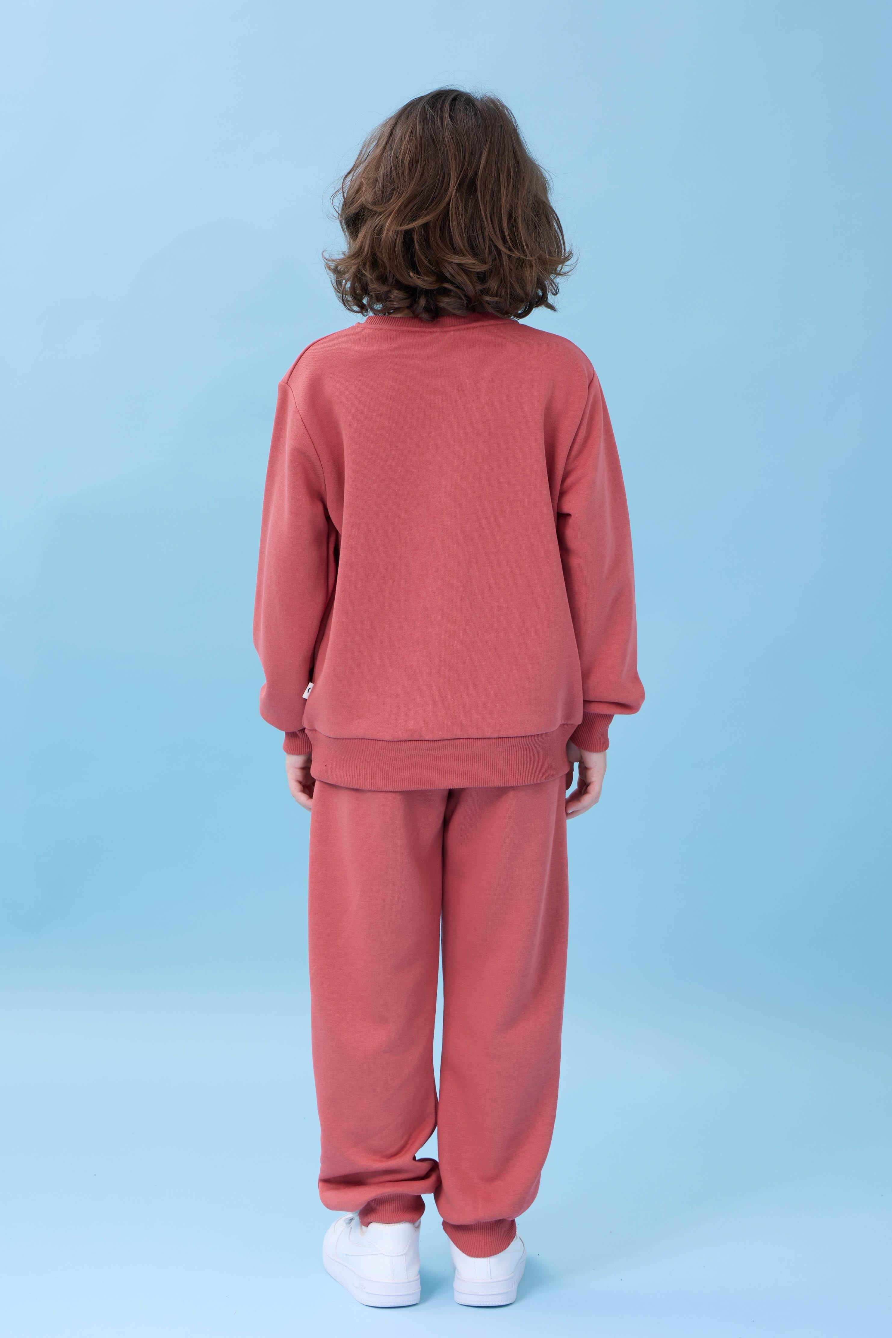 Erkek Çocuk Bisiklet Yaka Baskılı Mevsimlik Alt Üst Takım