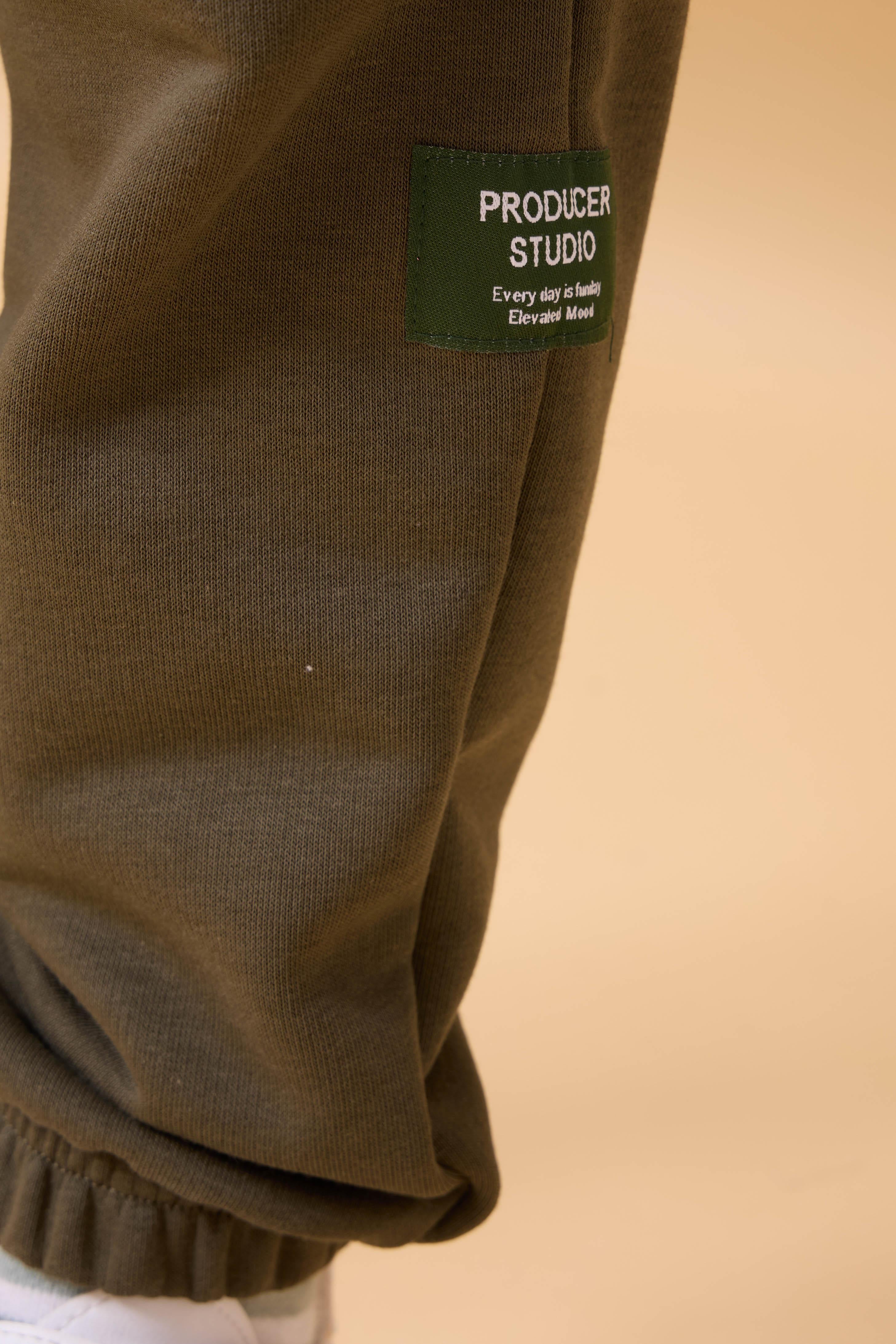 Erkek Çocuk Bisiklet Yaka Nakışlı Mevsimlik İkili Takım