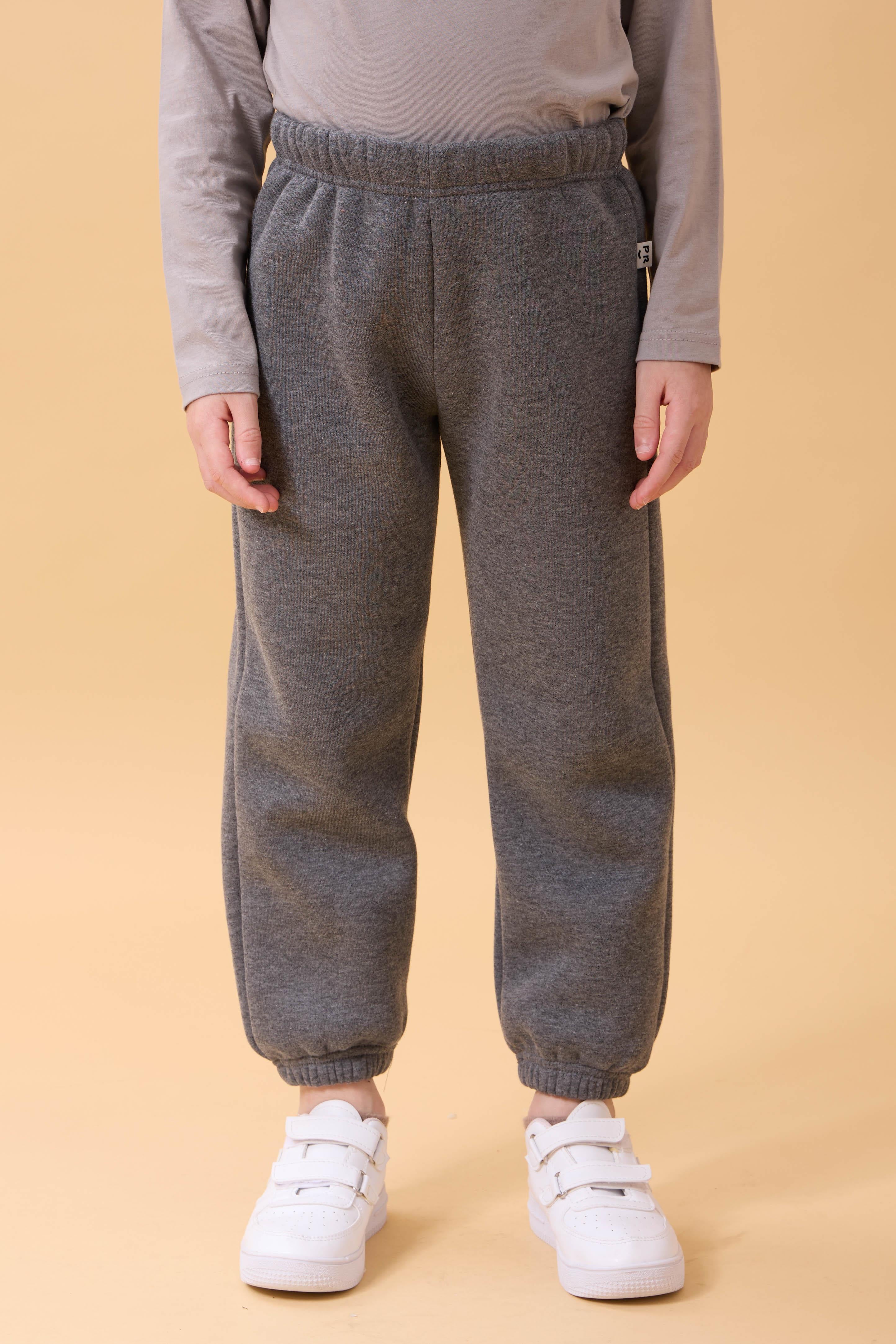 Erkek Çocuk Cep Nakışlı Sevimli Hayvanlar 2'li Eşofman Altı