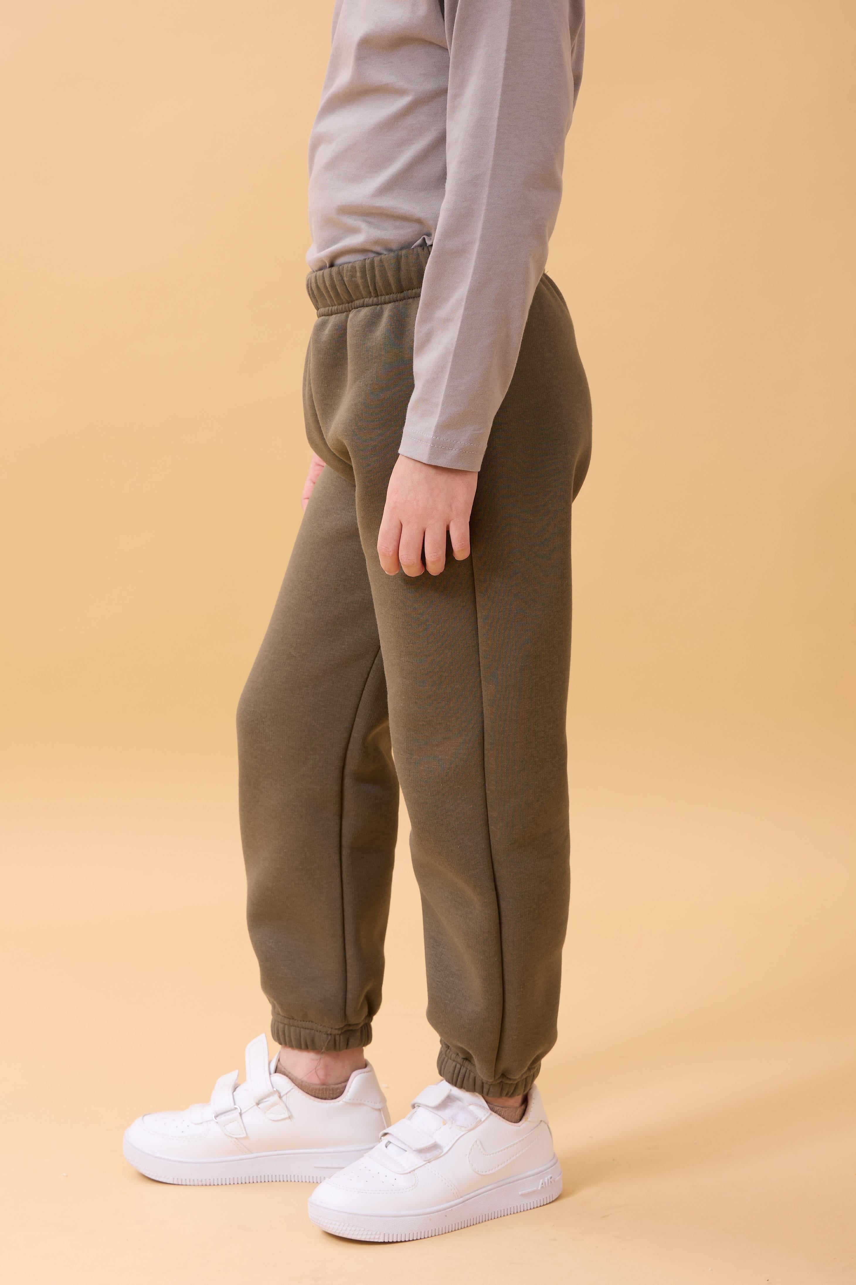 Erkek Çocuk Cep Nakışlı Sevimli Hayvanlar 2'li Eşofman Altı