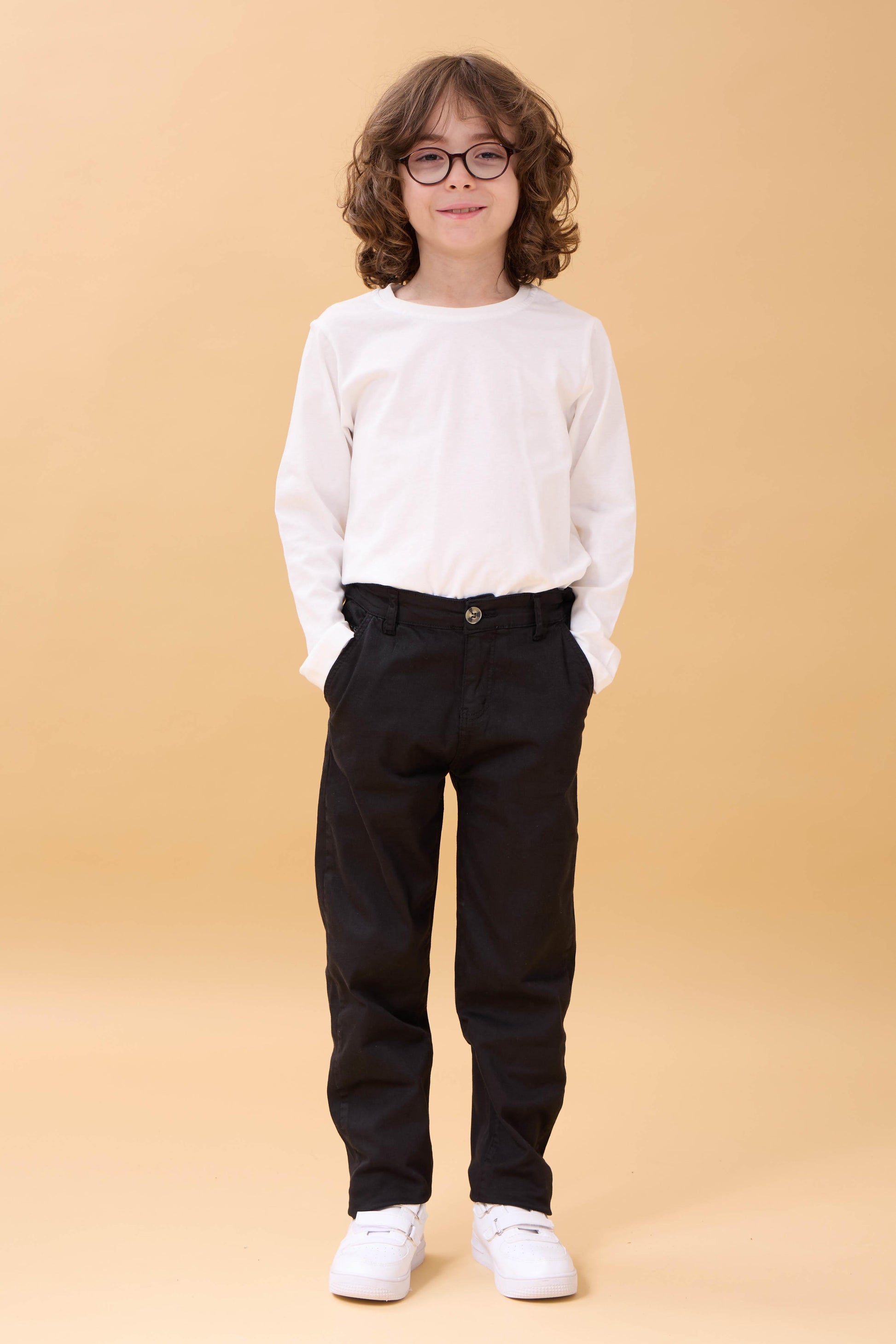Erkek Çocuk Gabardin Okul Pantolonu Bel Ayarlı