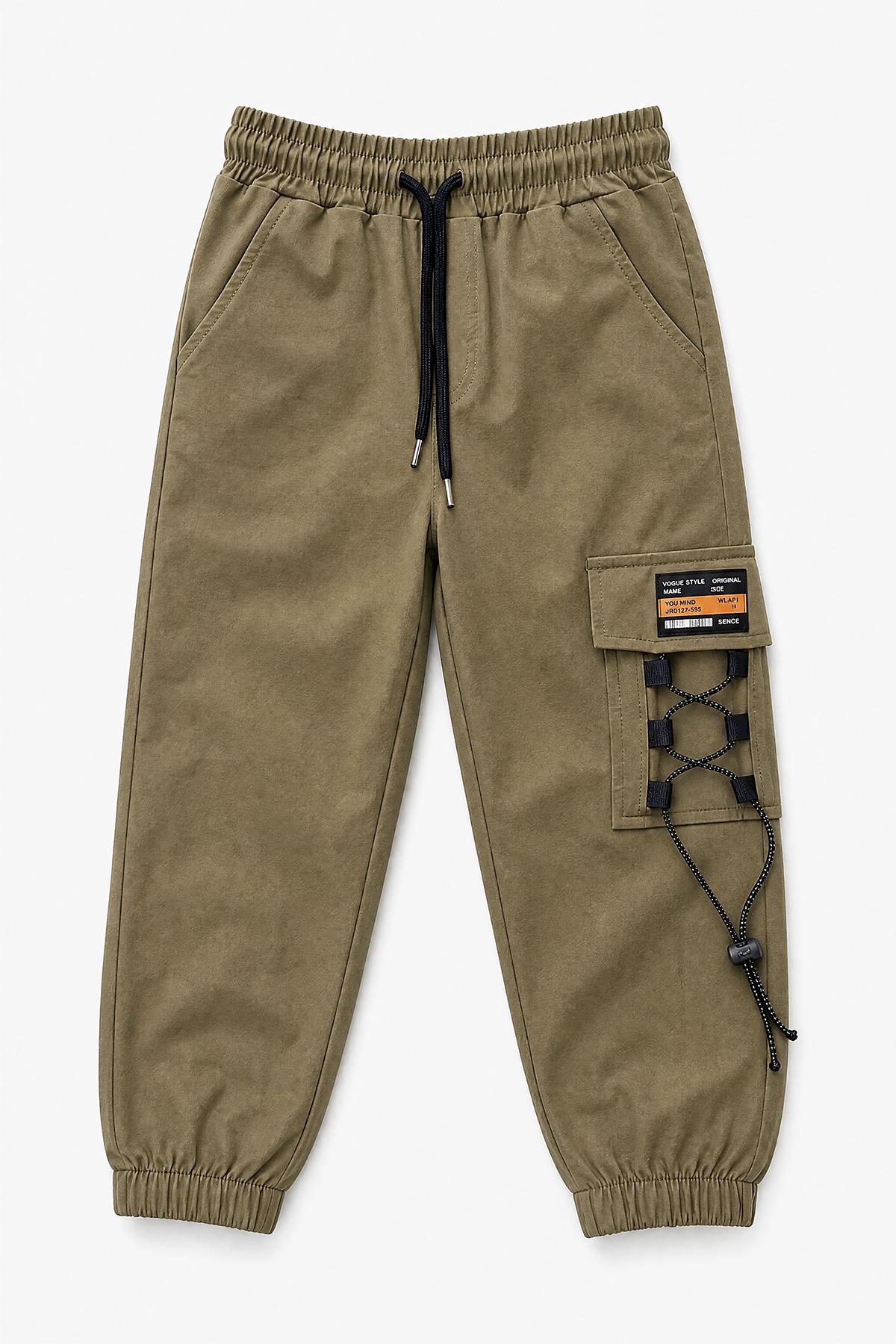 Erkek Çocuk Kargo Cepli Outdoor Jogger Pantolon