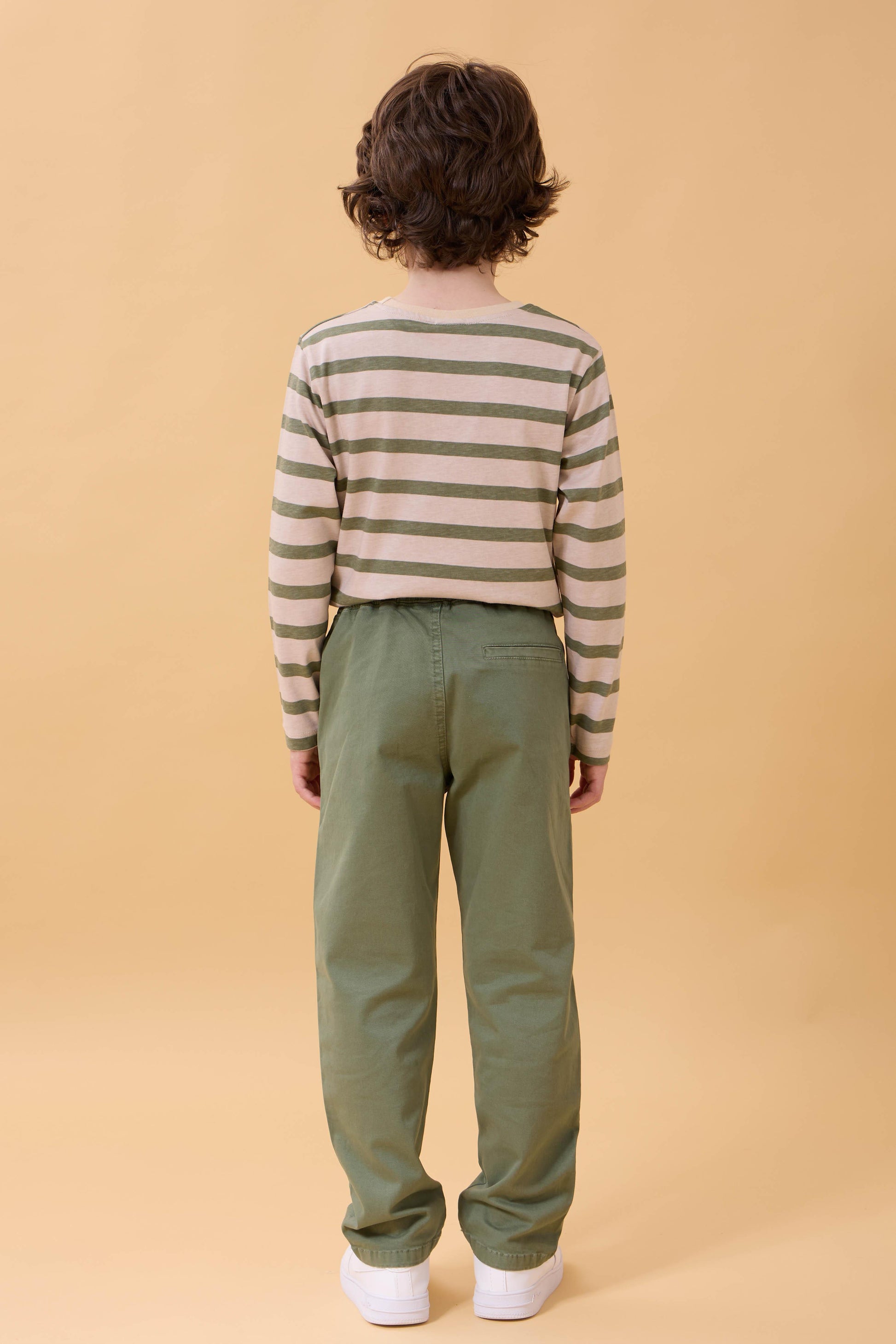 Erkek Çocuk Pamuklu Gabardin Jogger Pantolon