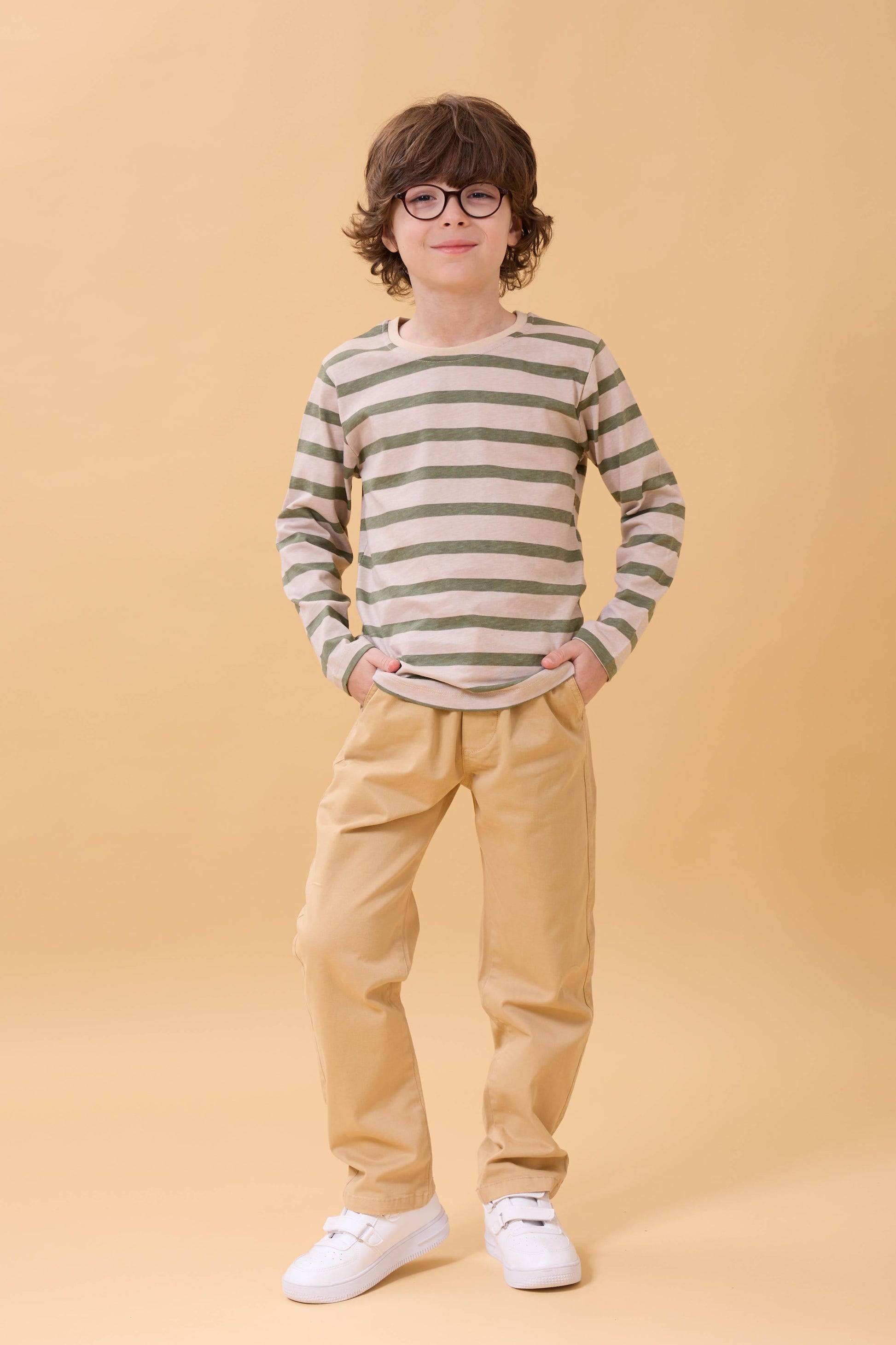Erkek Çocuk Pamuklu Gabardin Jogger Pantolon