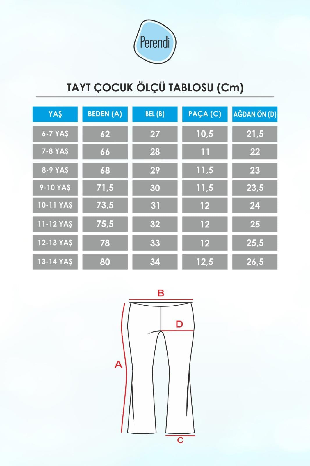 İspanyol Paça Kız Çocuk Tayt Siyah