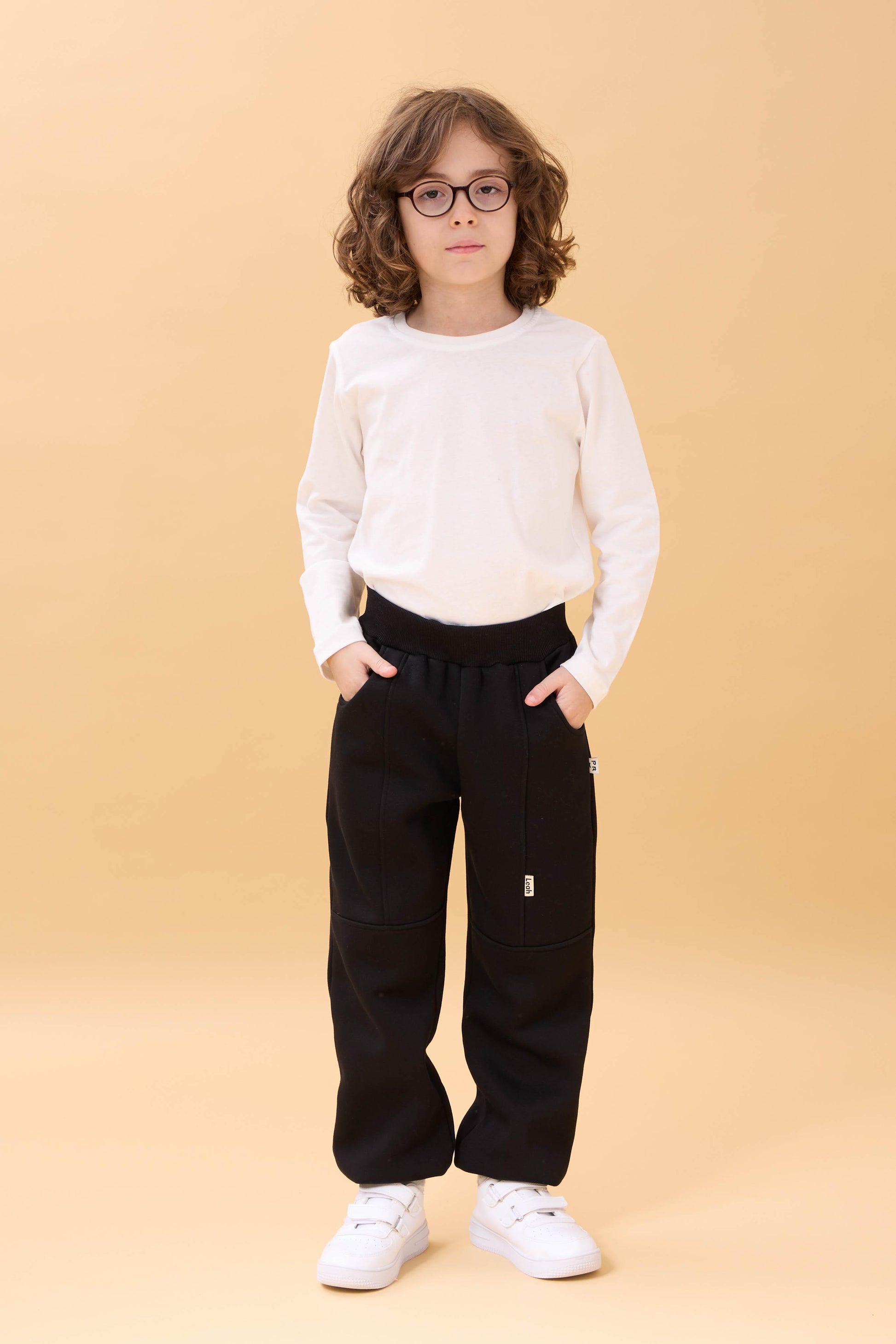 Kalın Jogger Cepli Unisex Çocuk Eşofman Altı