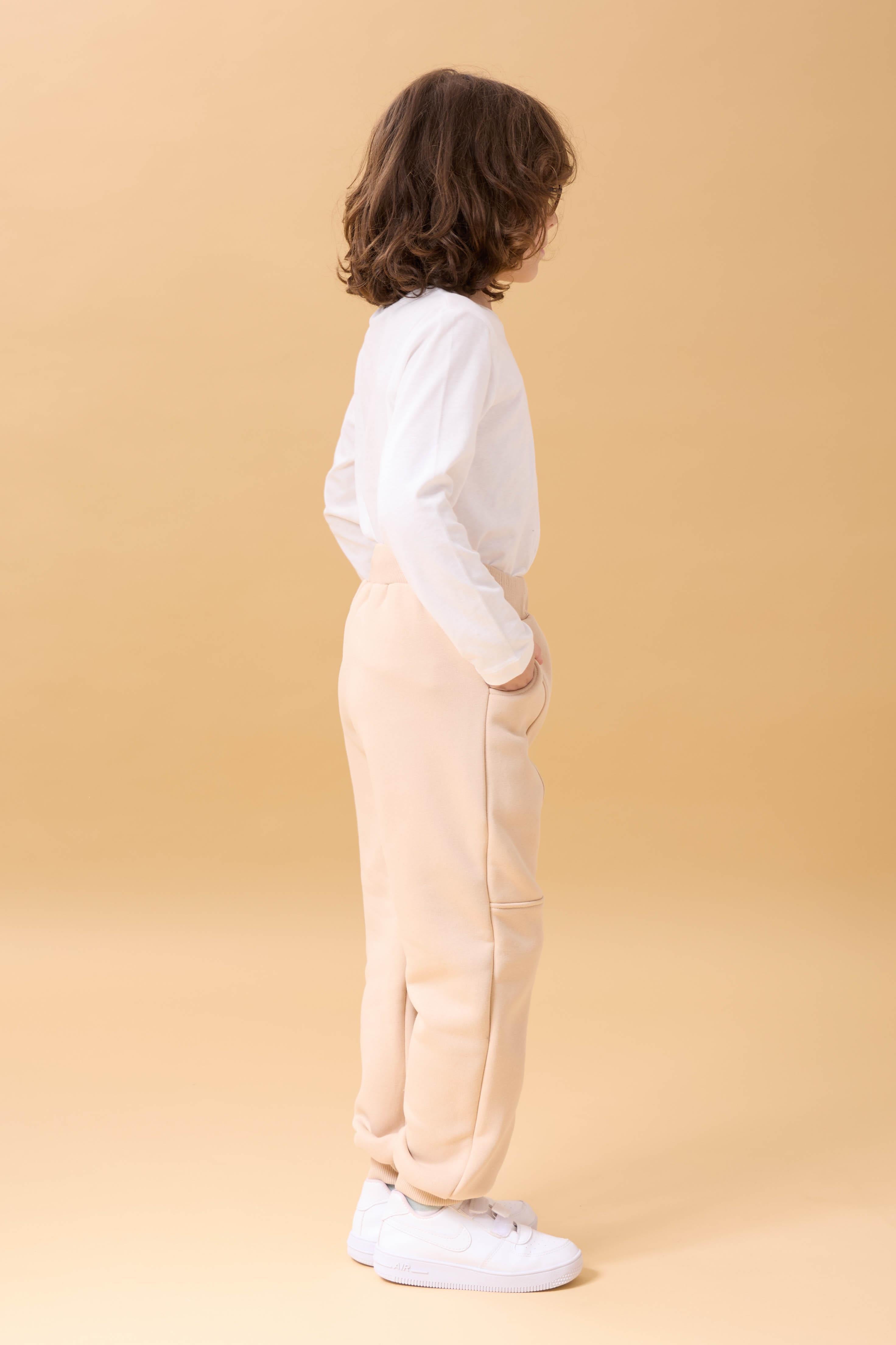 Kalın Jogger Cepli Unisex Çocuk Eşofman Altı