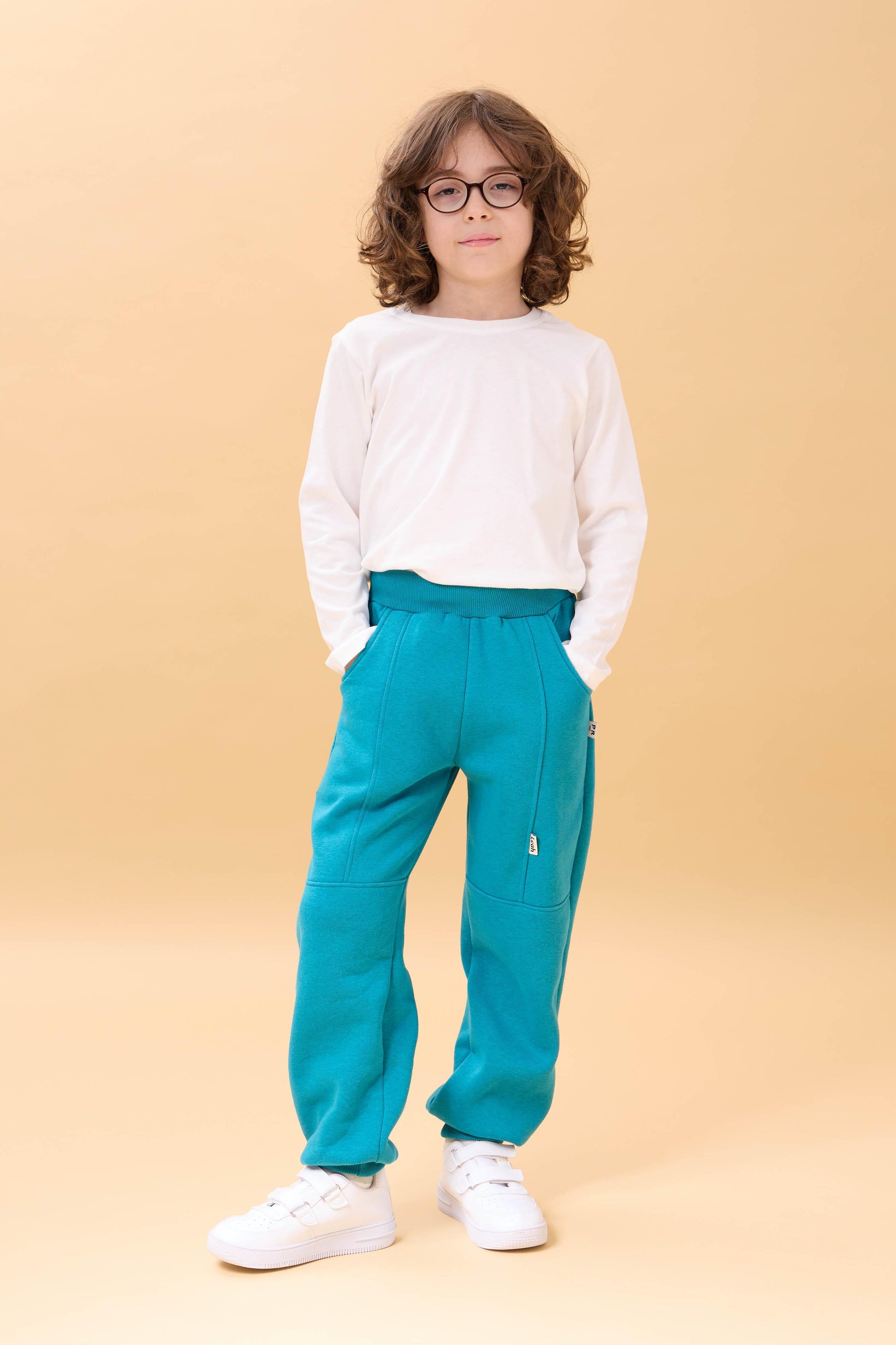 Kalın Jogger Cepli Unisex Çocuk Eşofman Altı