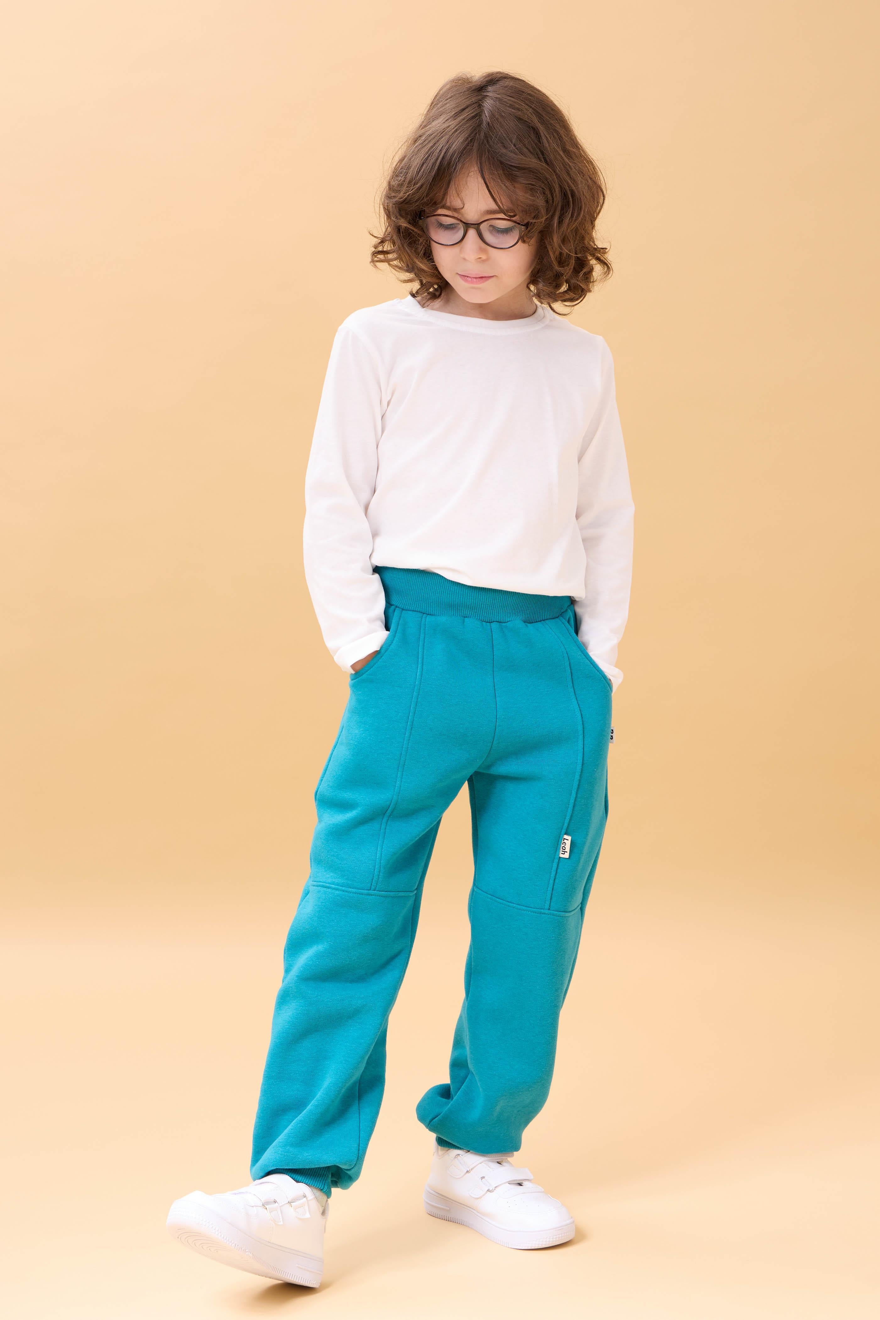 Kalın Jogger Cepli Unisex Çocuk Eşofman Altı