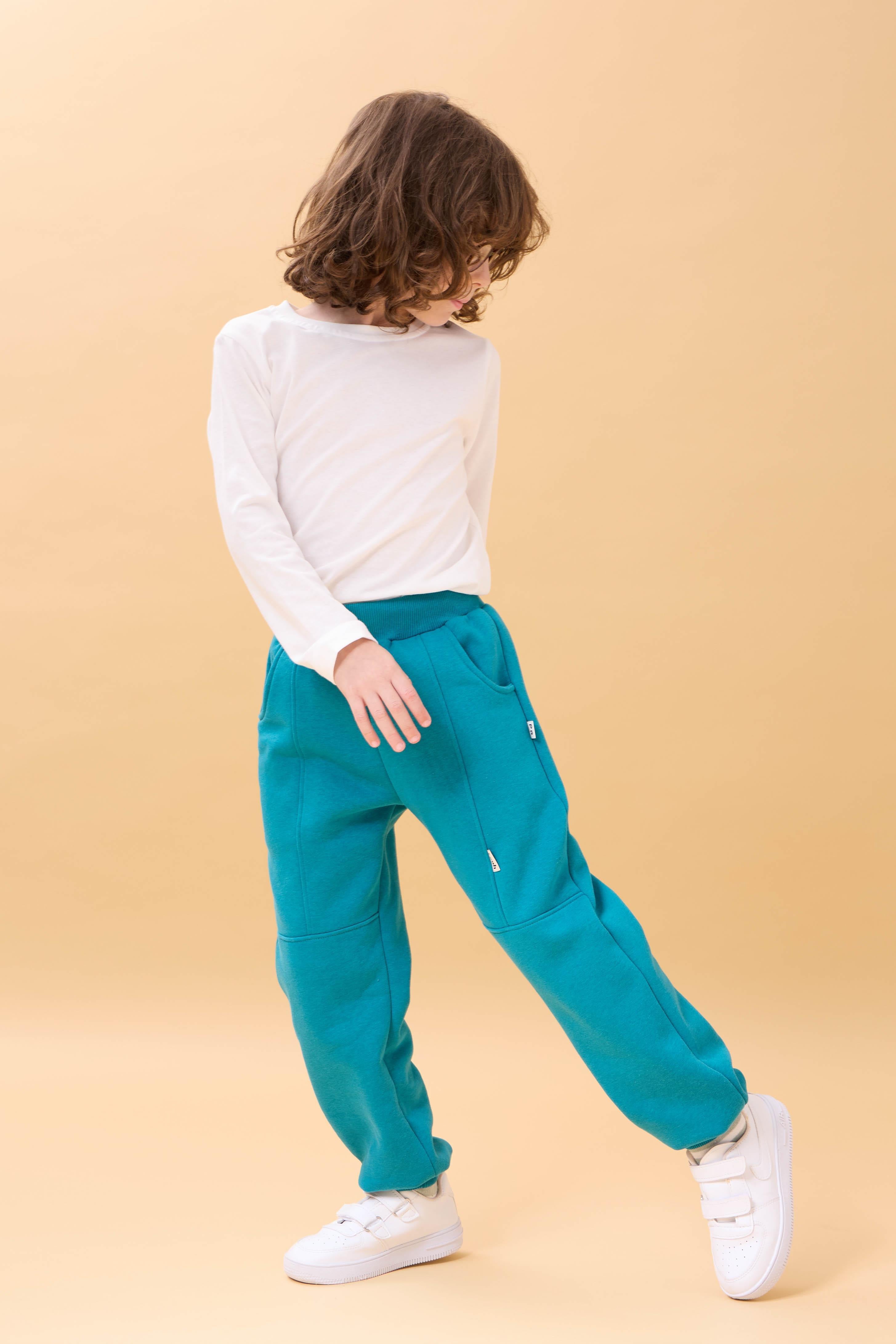 Kalın Jogger Cepli Unisex Çocuk Eşofman Altı