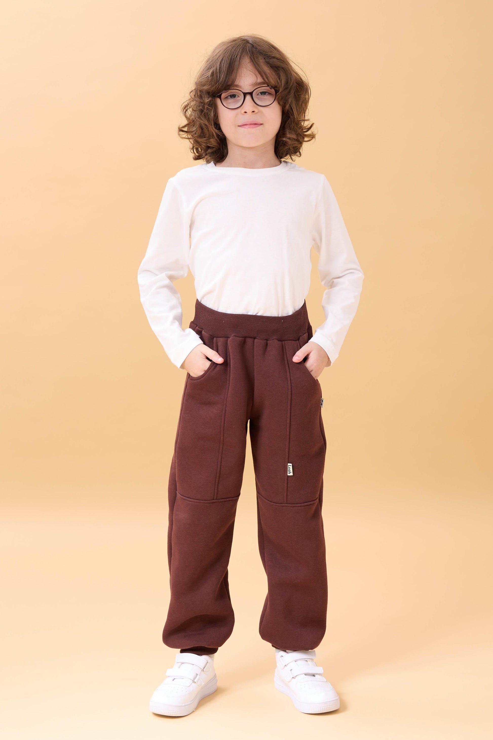 Kalın Jogger Cepli Unisex Çocuk Eşofman Altı