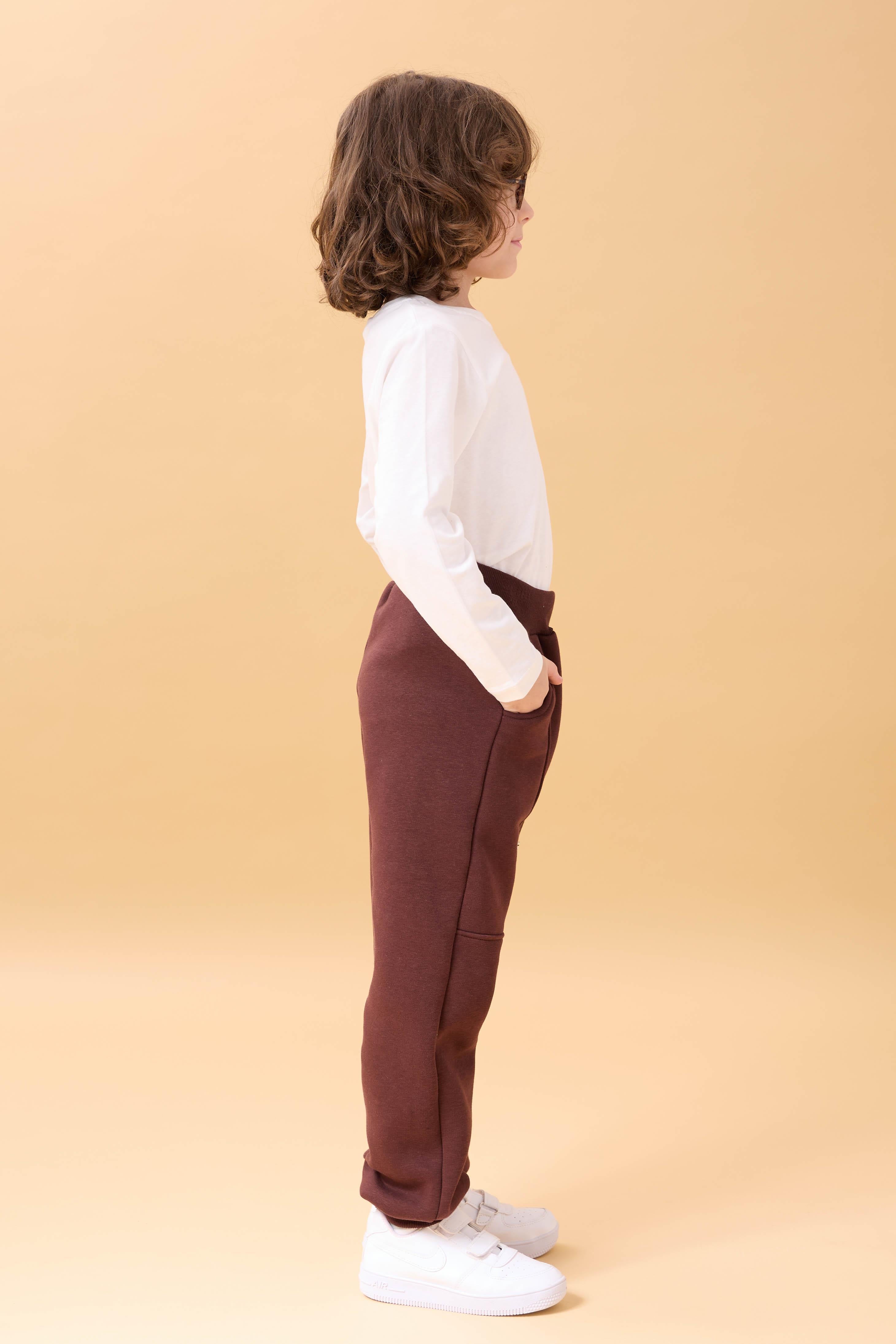 Kalın Jogger Cepli Unisex Çocuk Eşofman Altı