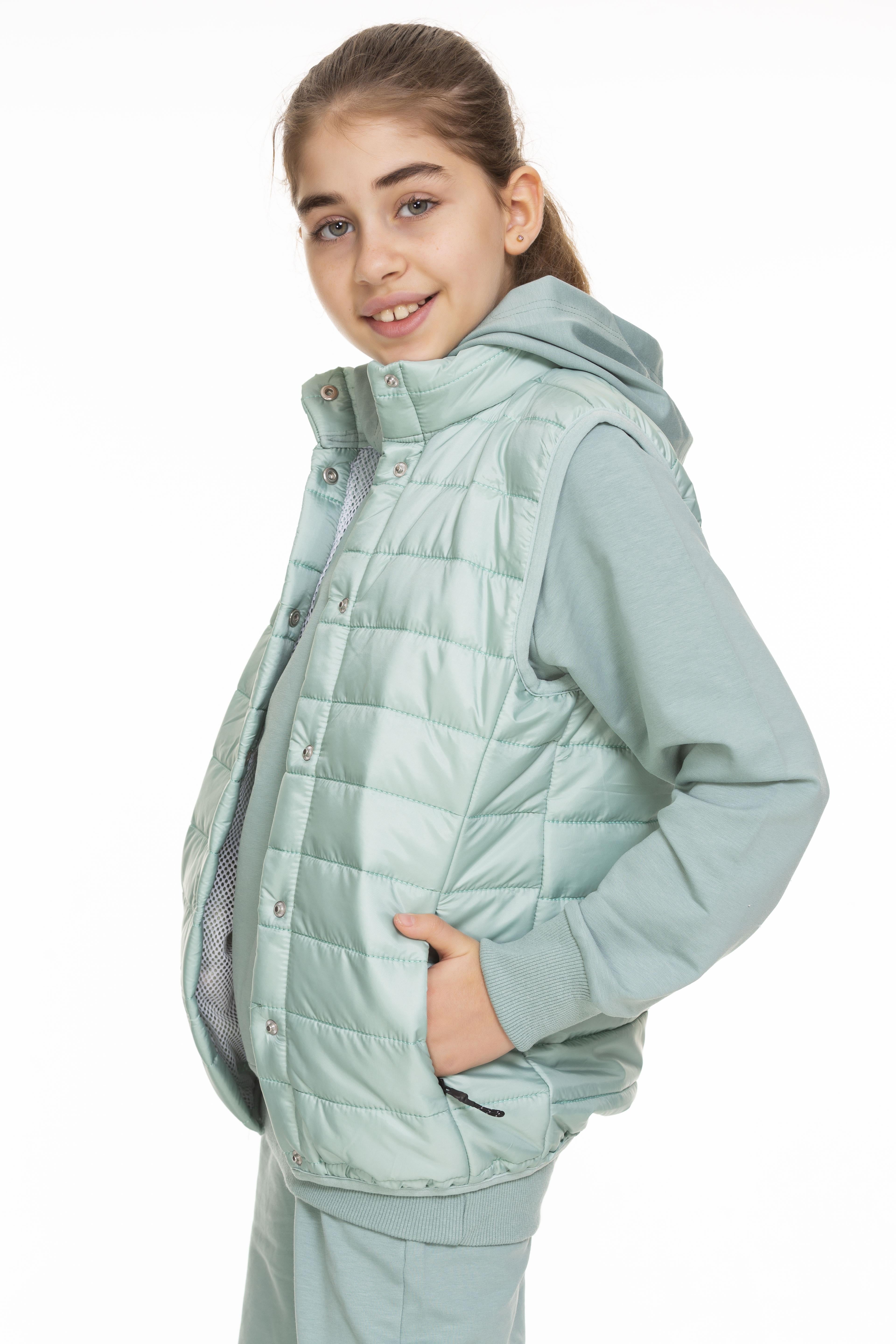 Kapitone Yelekli Kapüşonlu Üçlü Unisex Takım