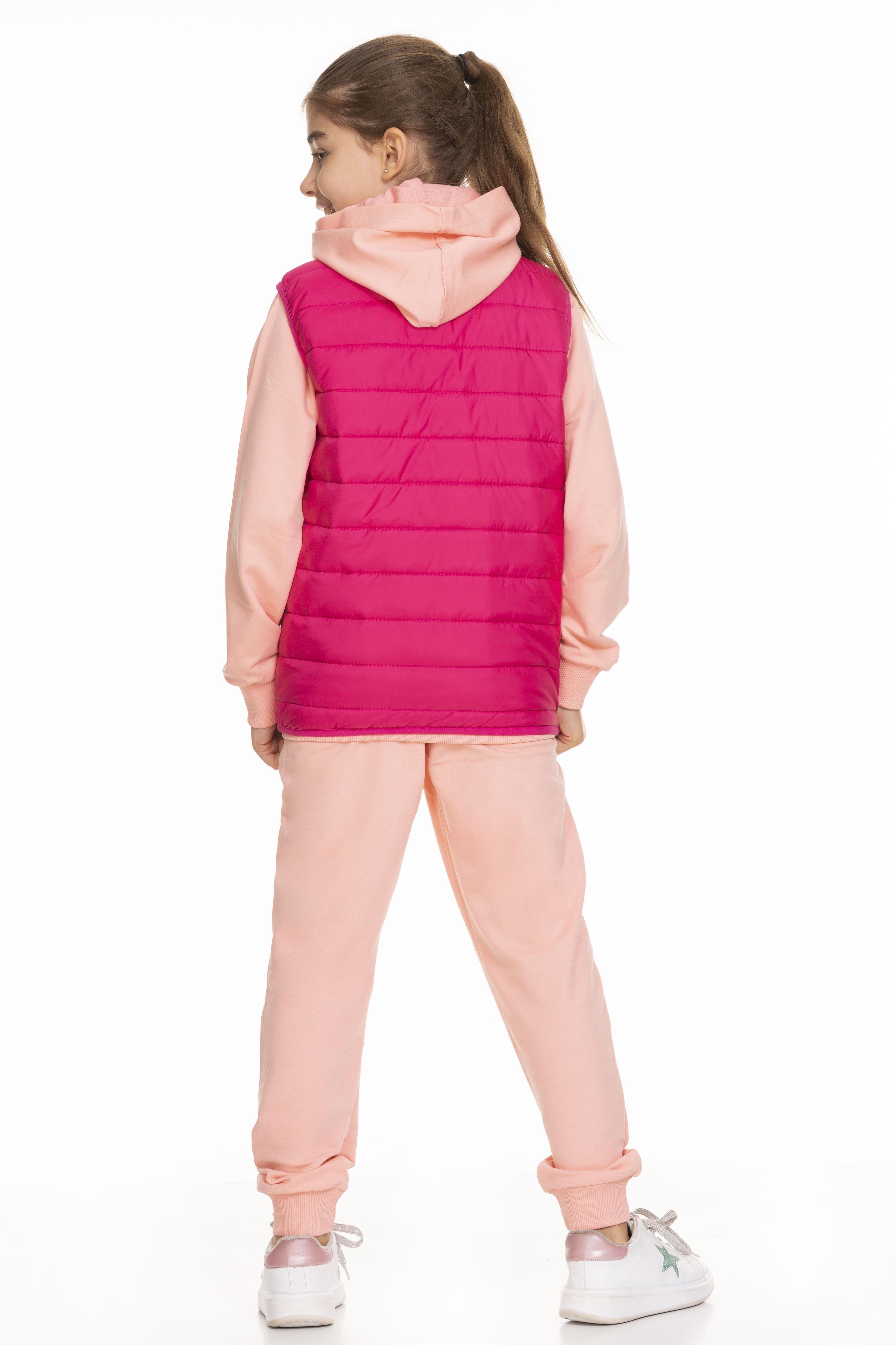 Kapitone Yelekli Kapüşonlu Üçlü Unisex Takım