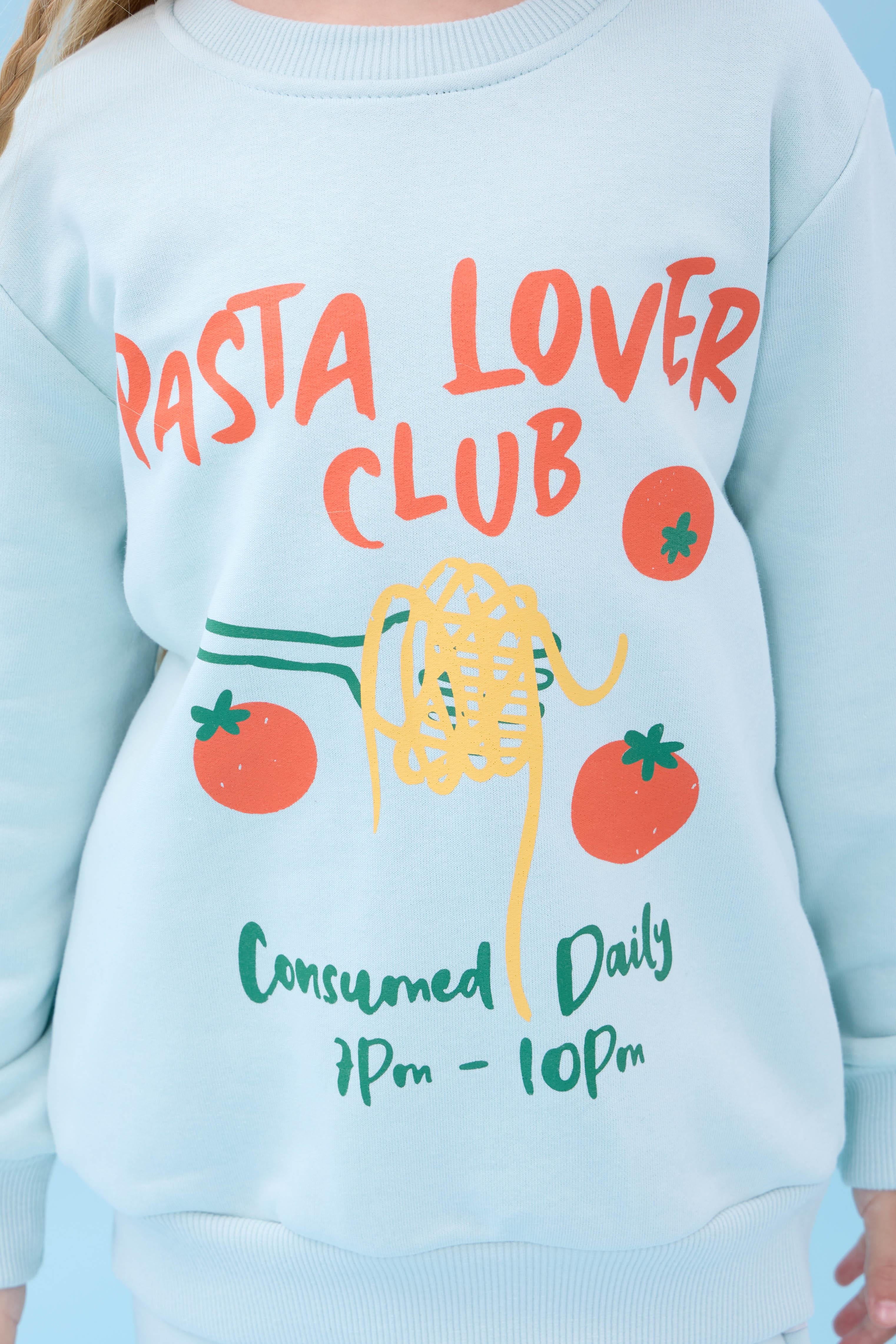 Kız Çocuk Pasta Baskılı Mevsimlik Alt Üst Takım Su Yeşili