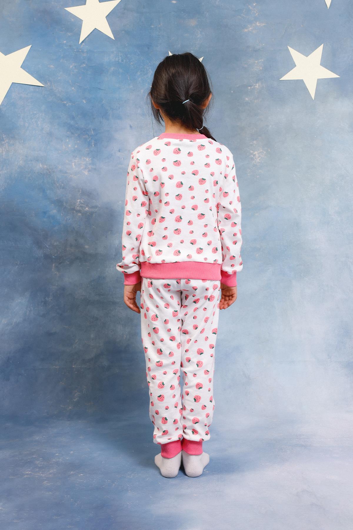Kız Çocuk %100 Pamuk Pijama Takımı