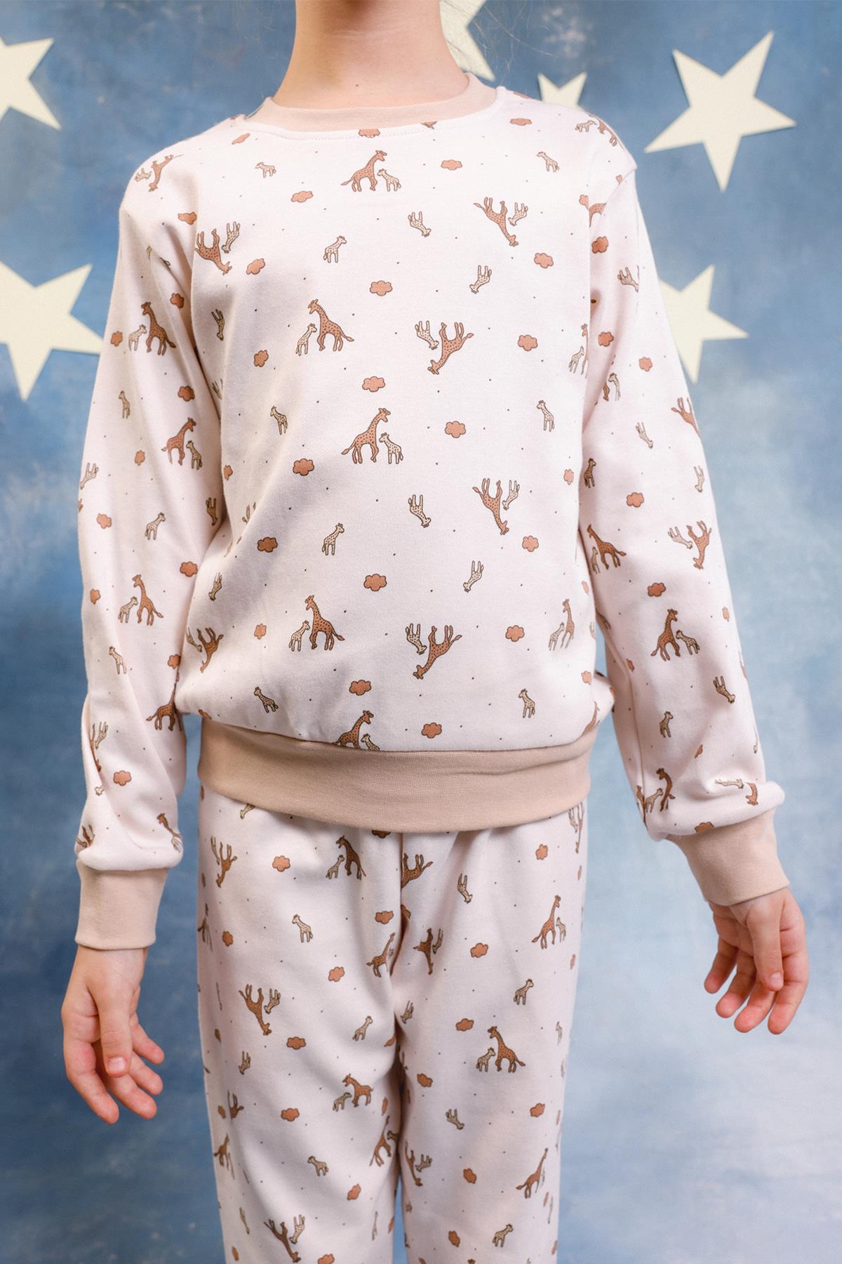 Kız Çocuk %100 Pamuk Pijama Takımı