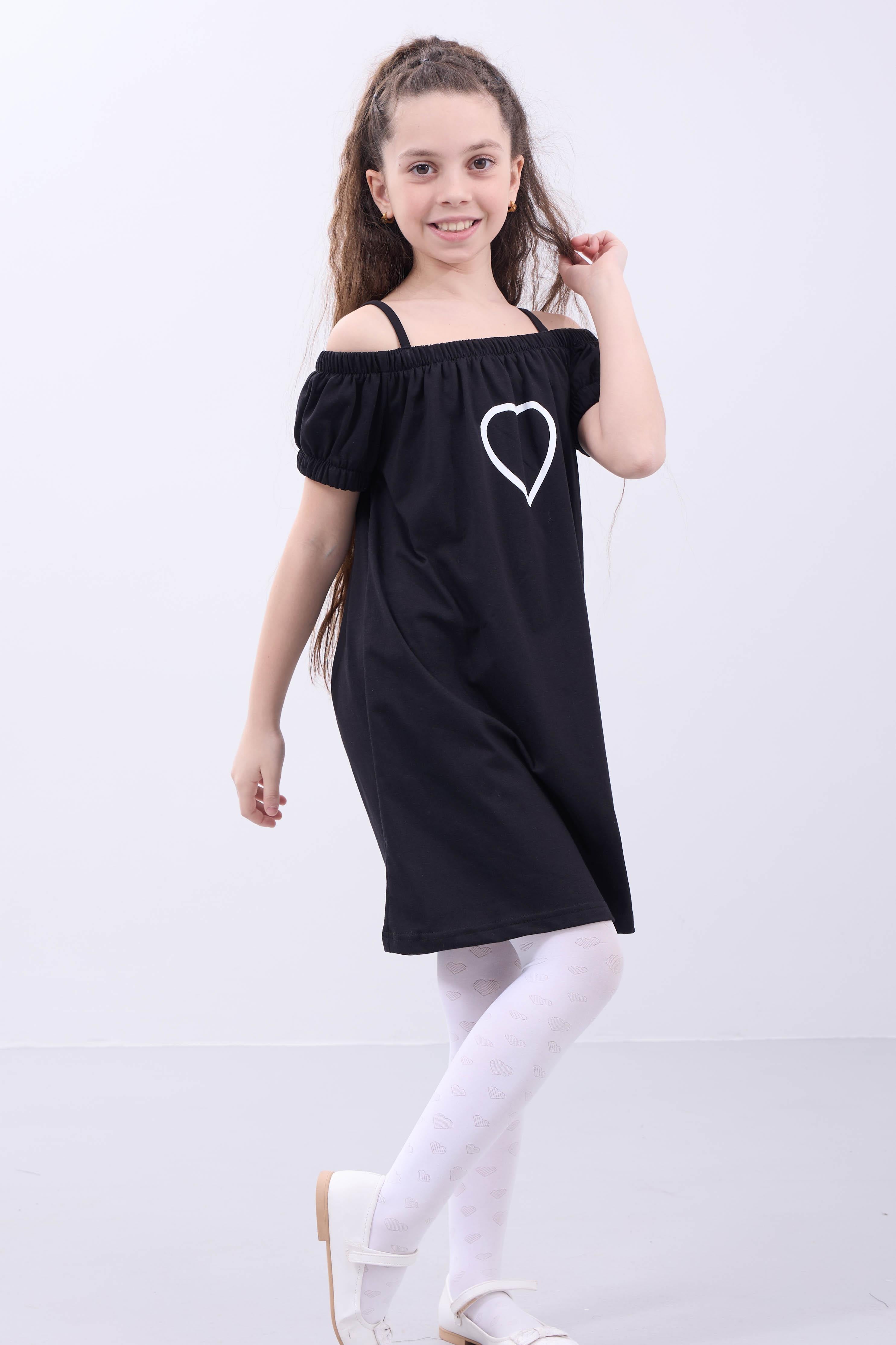 Kız Çocuk Fırfırlı Dantel Detaylı Pamuklu Elbise