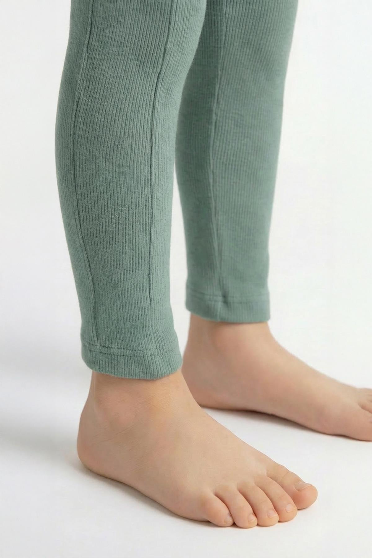 Kız Çocuk Kaşkorse Mevsimlik Cepli Spor Tayt