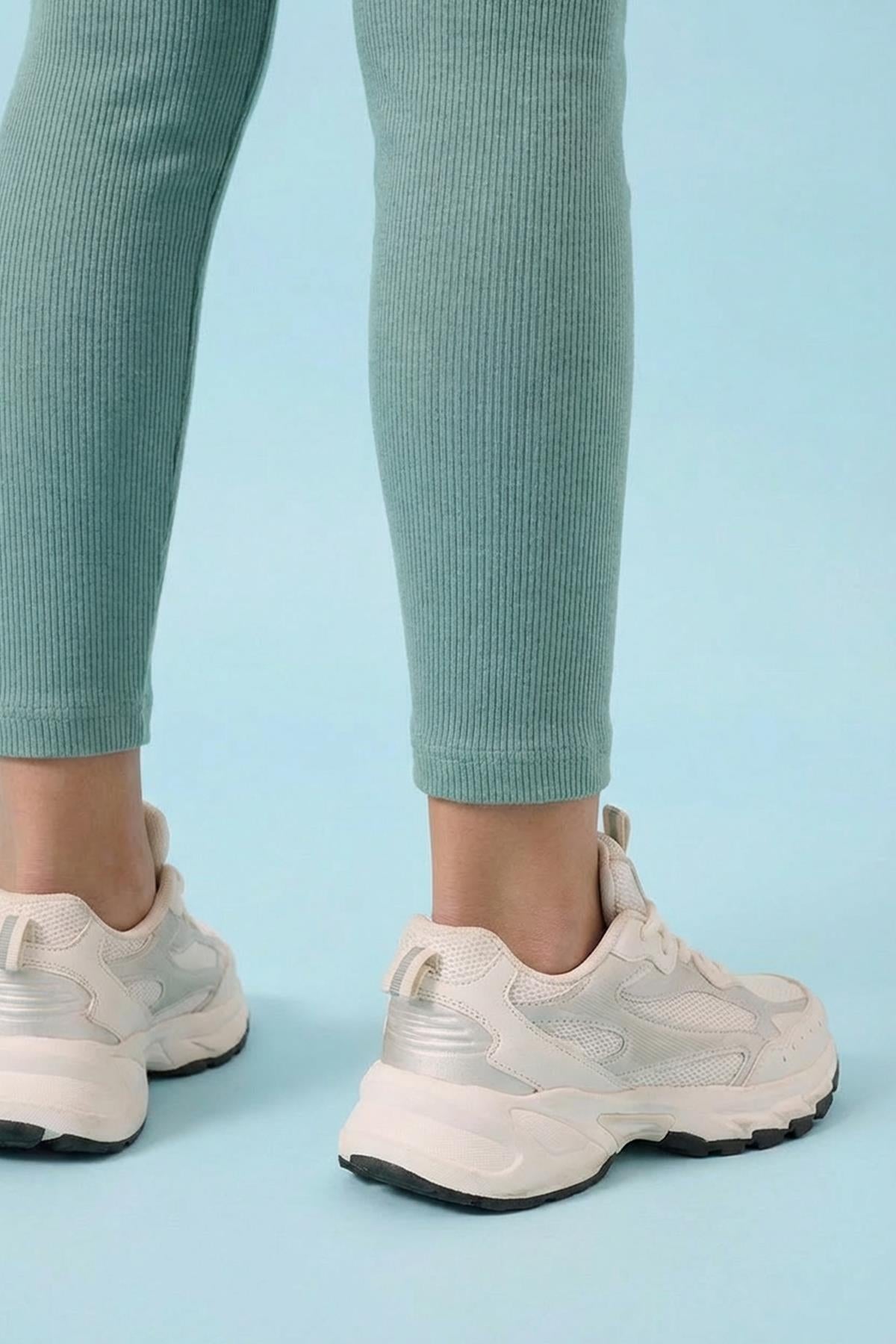 Kız Çocuk Mevsimlik Pamuk Kaşkorse 2’li Tayt